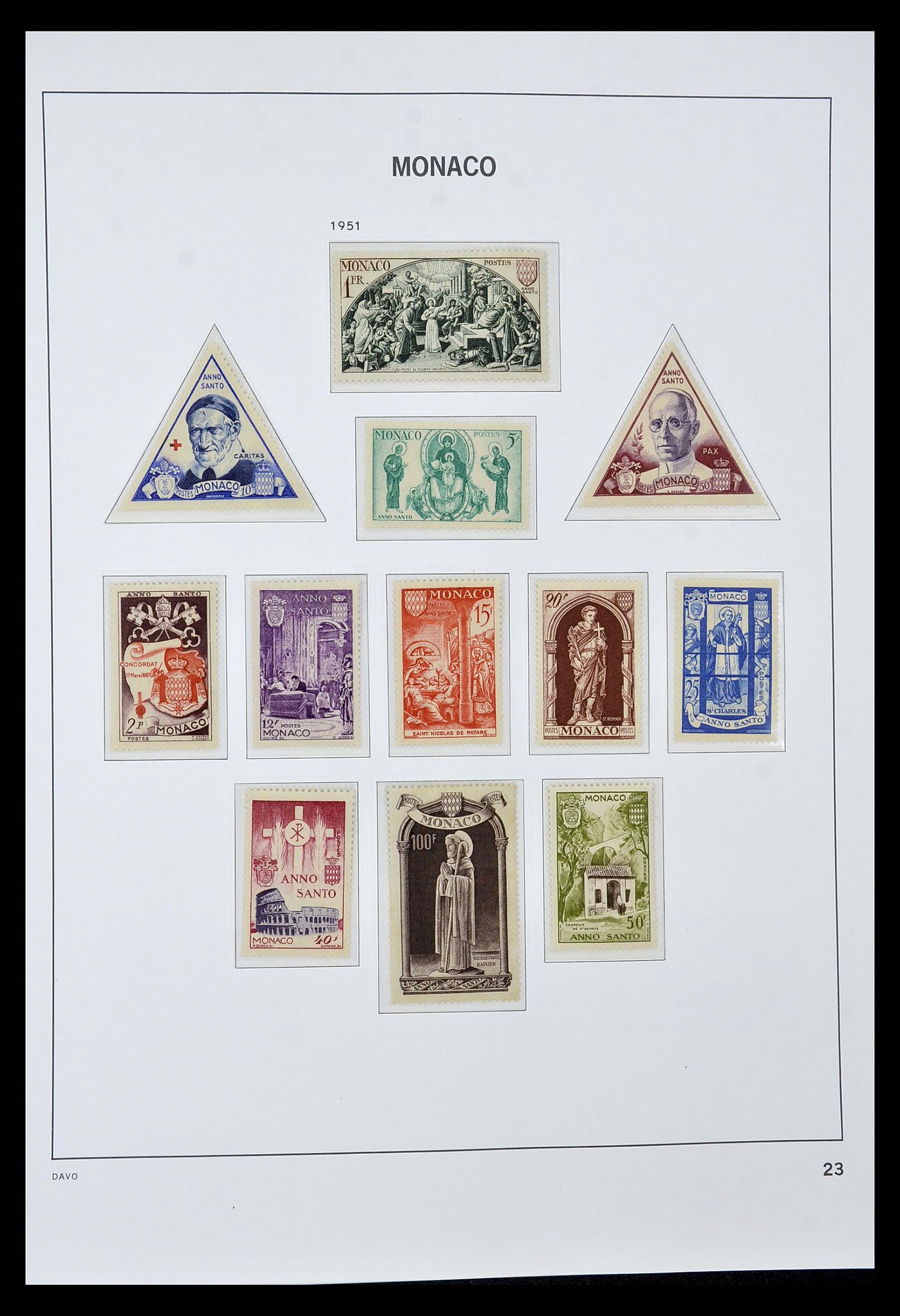 34933 023 - Postzegelverzameling 34933 Monaco 1885-2005.