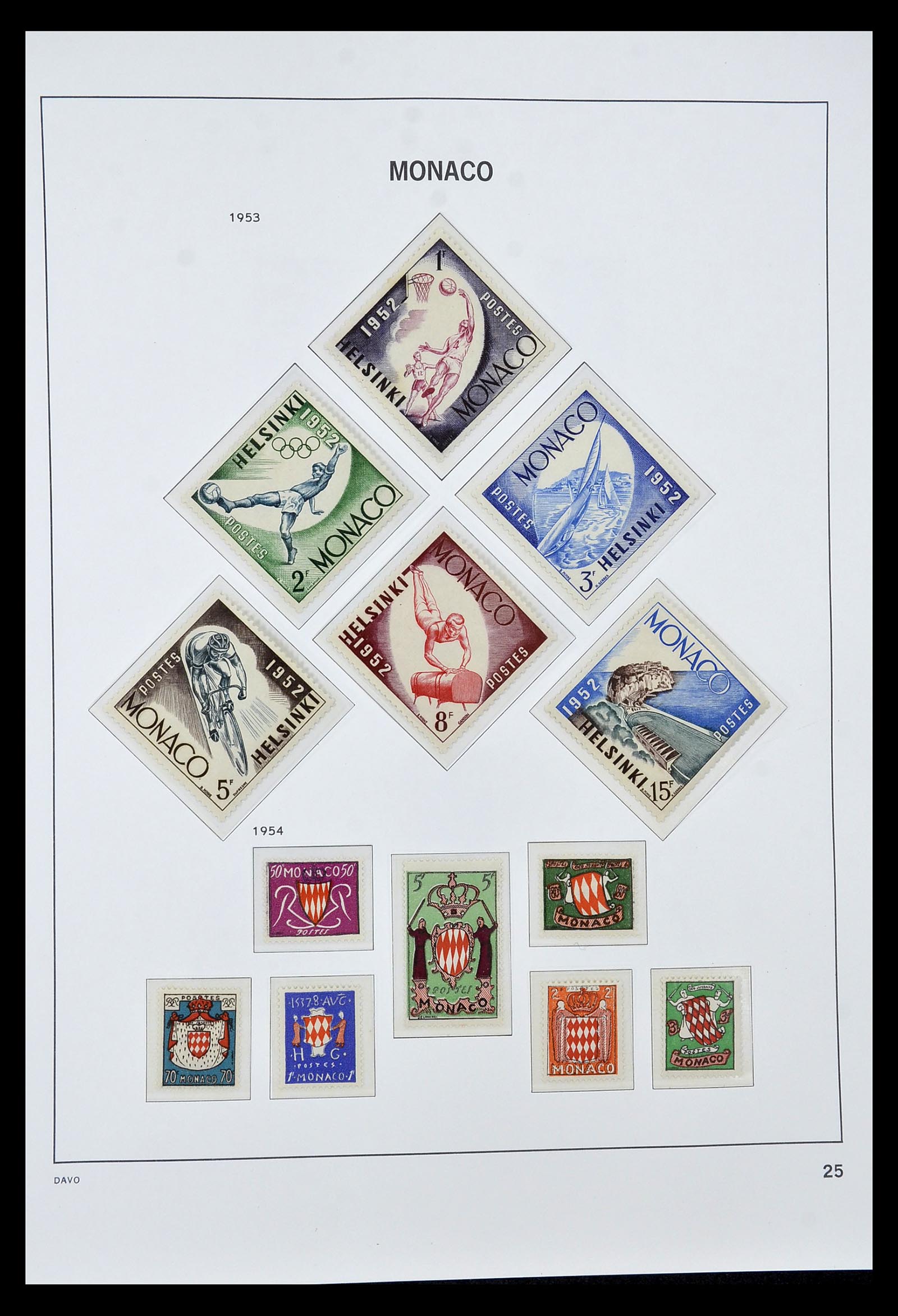 34933 025 - Postzegelverzameling 34933 Monaco 1885-2005.