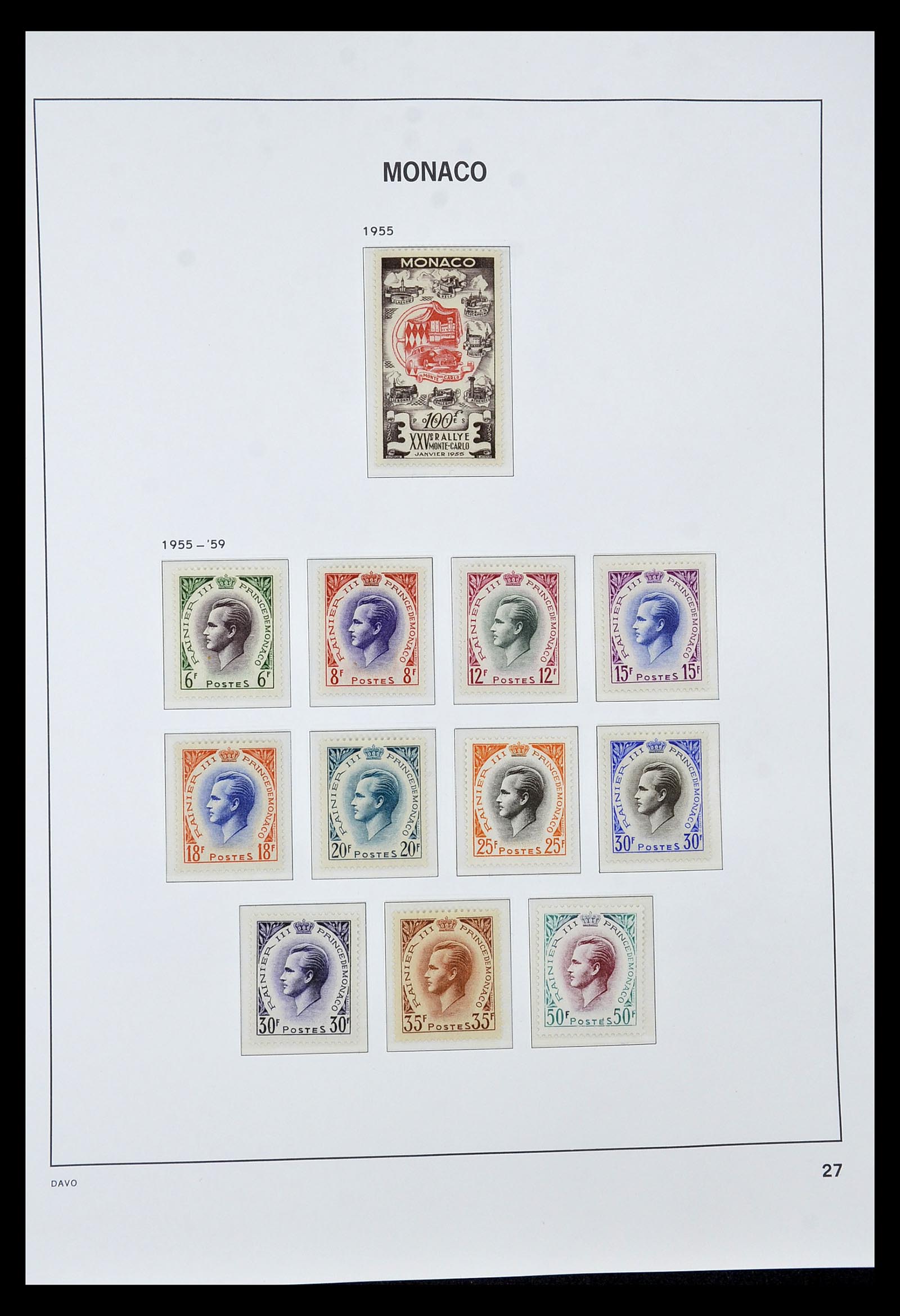 34933 027 - Postzegelverzameling 34933 Monaco 1885-2005.