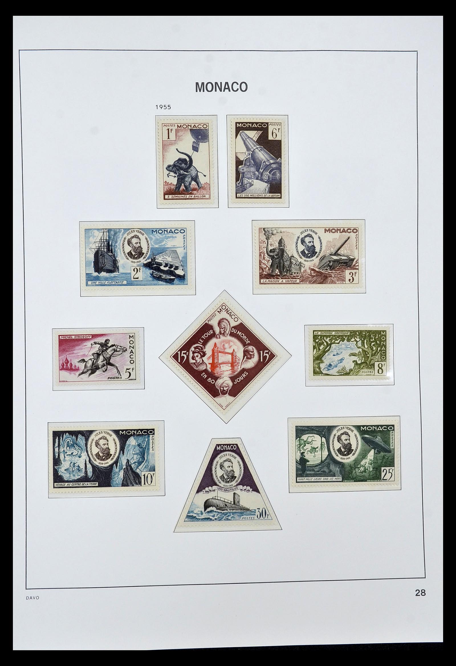 34933 028 - Postzegelverzameling 34933 Monaco 1885-2005.