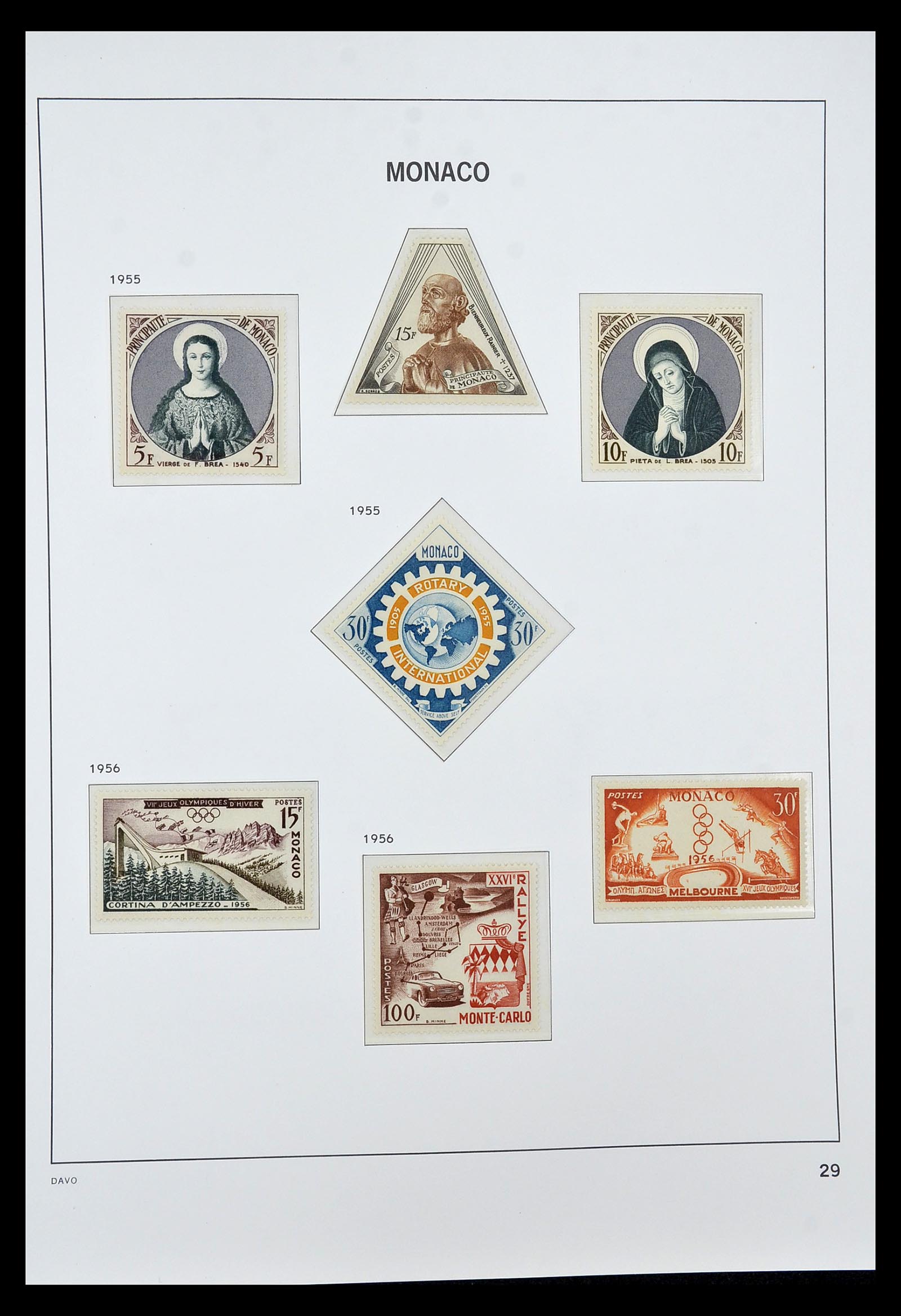 34933 029 - Postzegelverzameling 34933 Monaco 1885-2005.