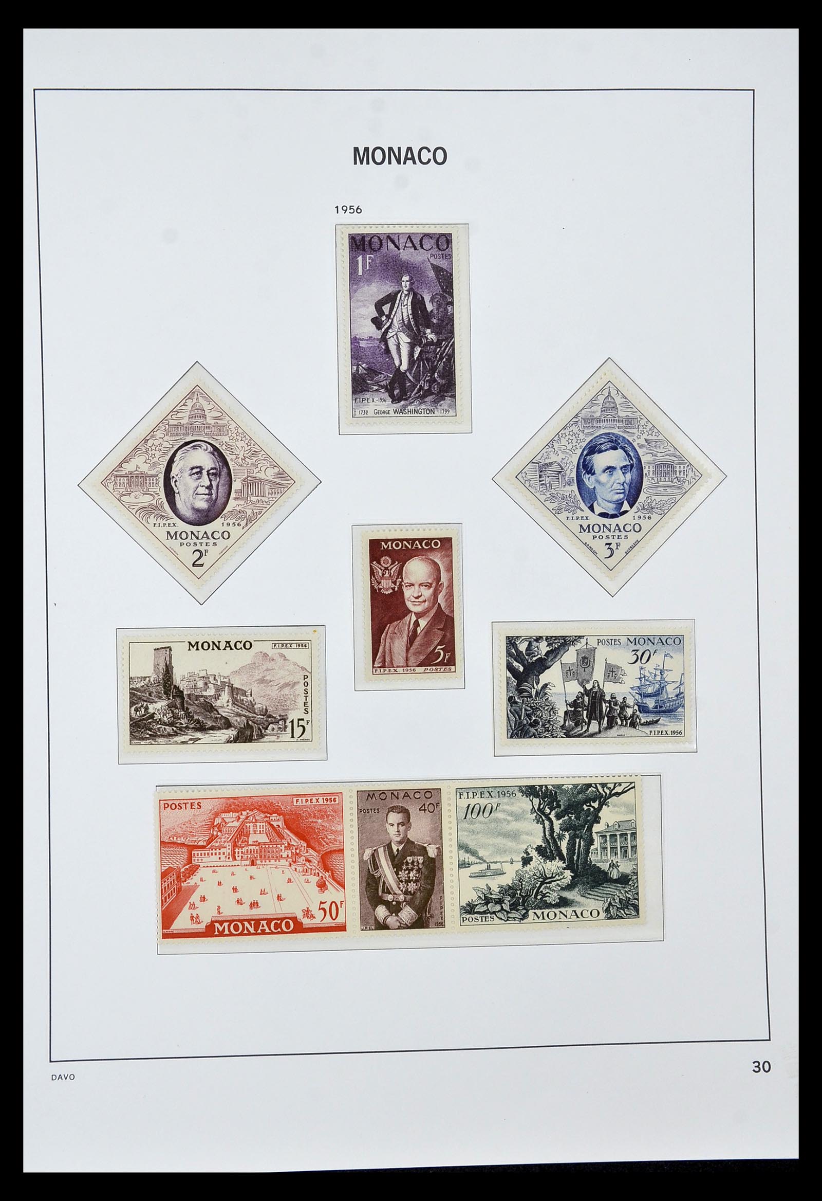 34933 030 - Postzegelverzameling 34933 Monaco 1885-2005.