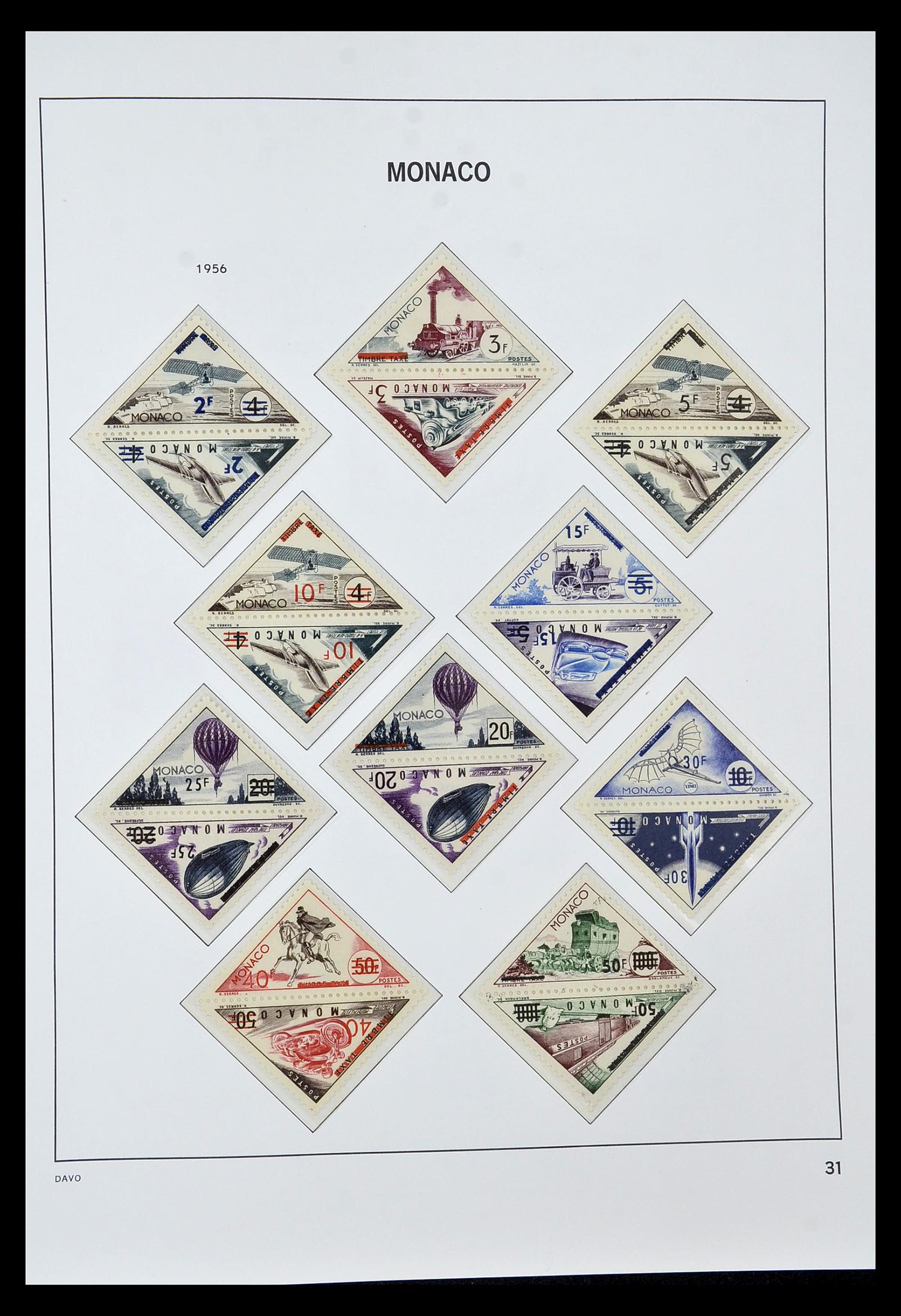 34933 031 - Postzegelverzameling 34933 Monaco 1885-2005.
