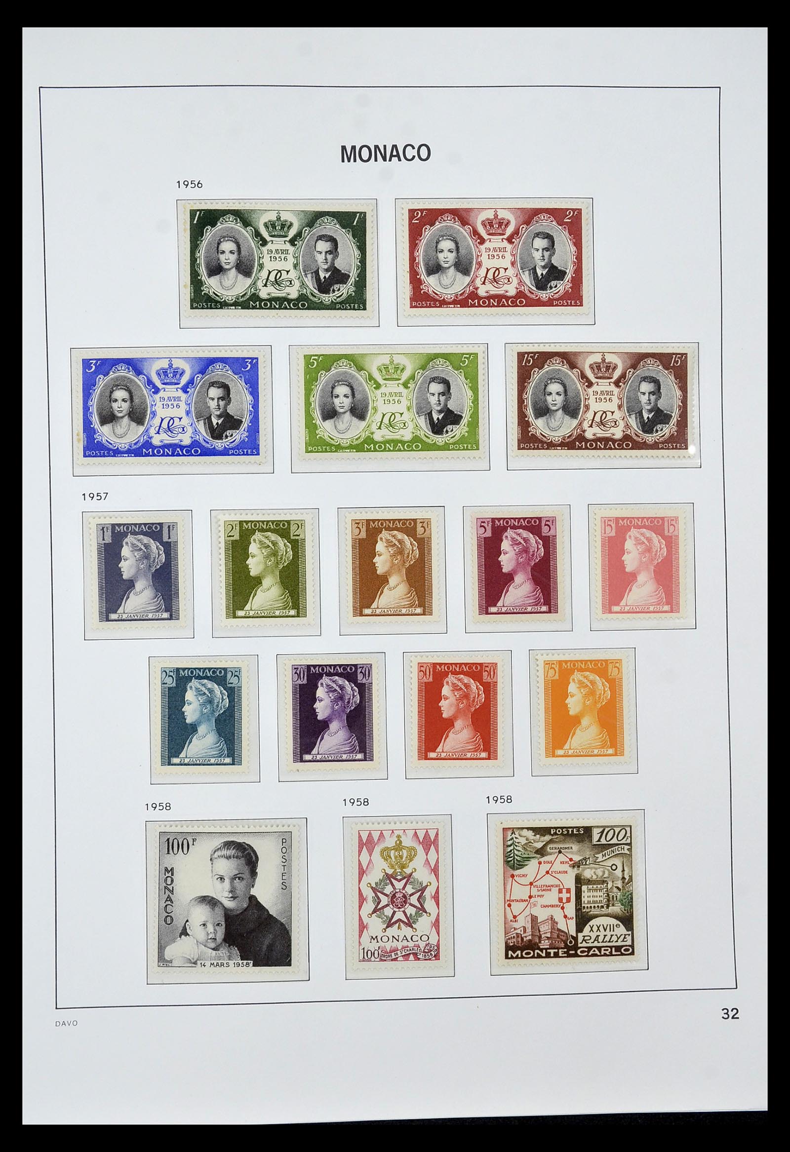 34933 032 - Postzegelverzameling 34933 Monaco 1885-2005.