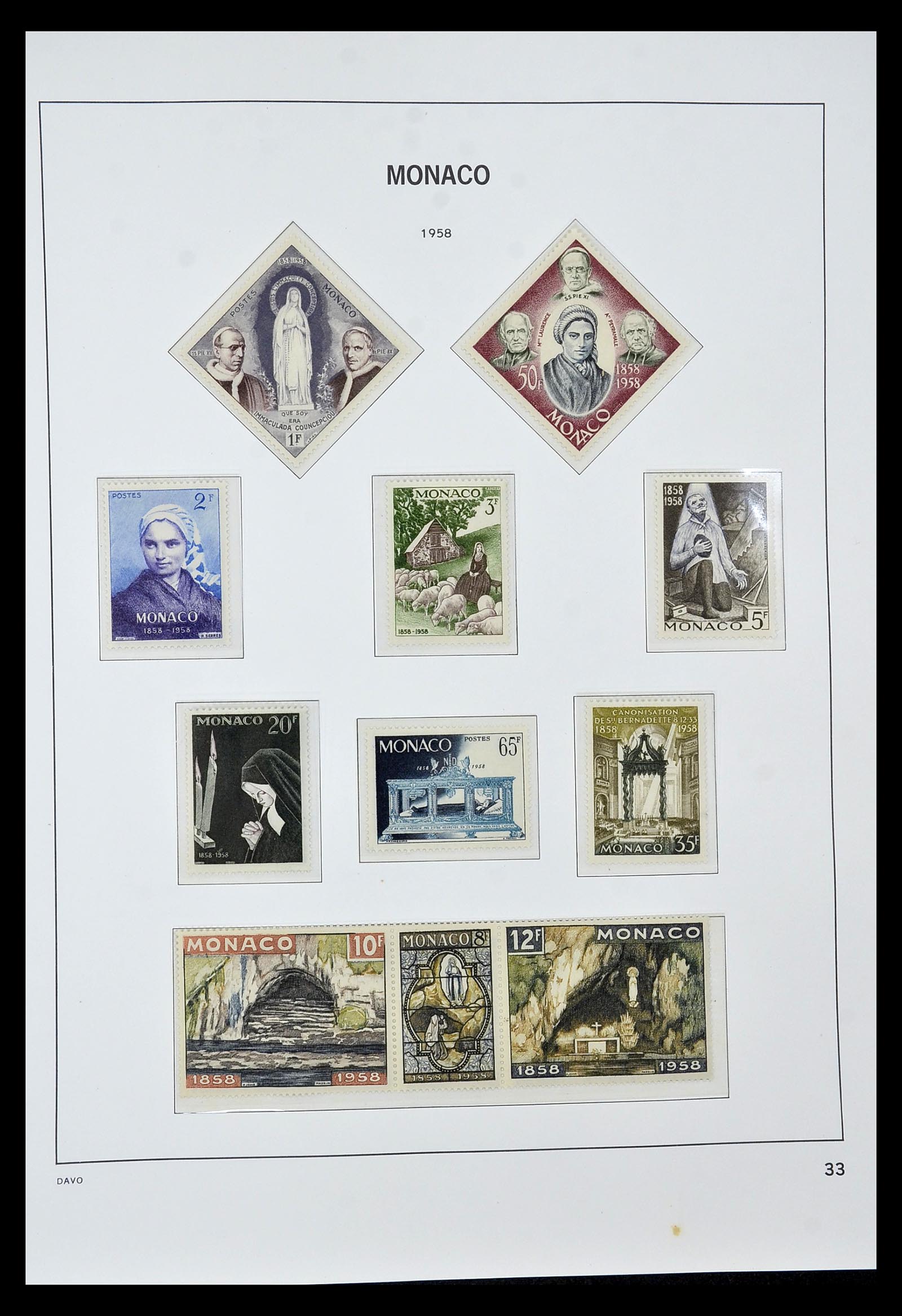34933 033 - Postzegelverzameling 34933 Monaco 1885-2005.