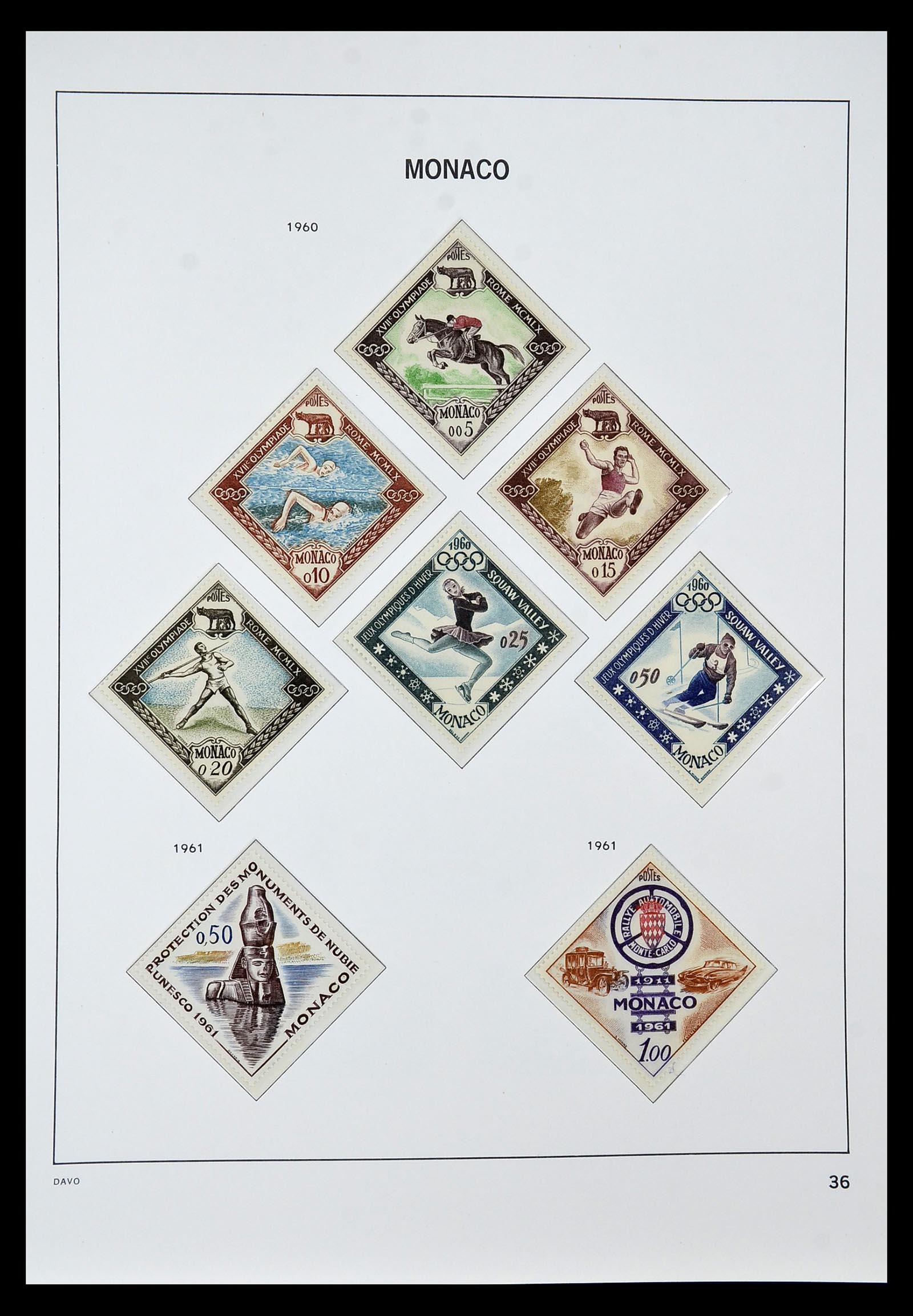 34933 036 - Postzegelverzameling 34933 Monaco 1885-2005.