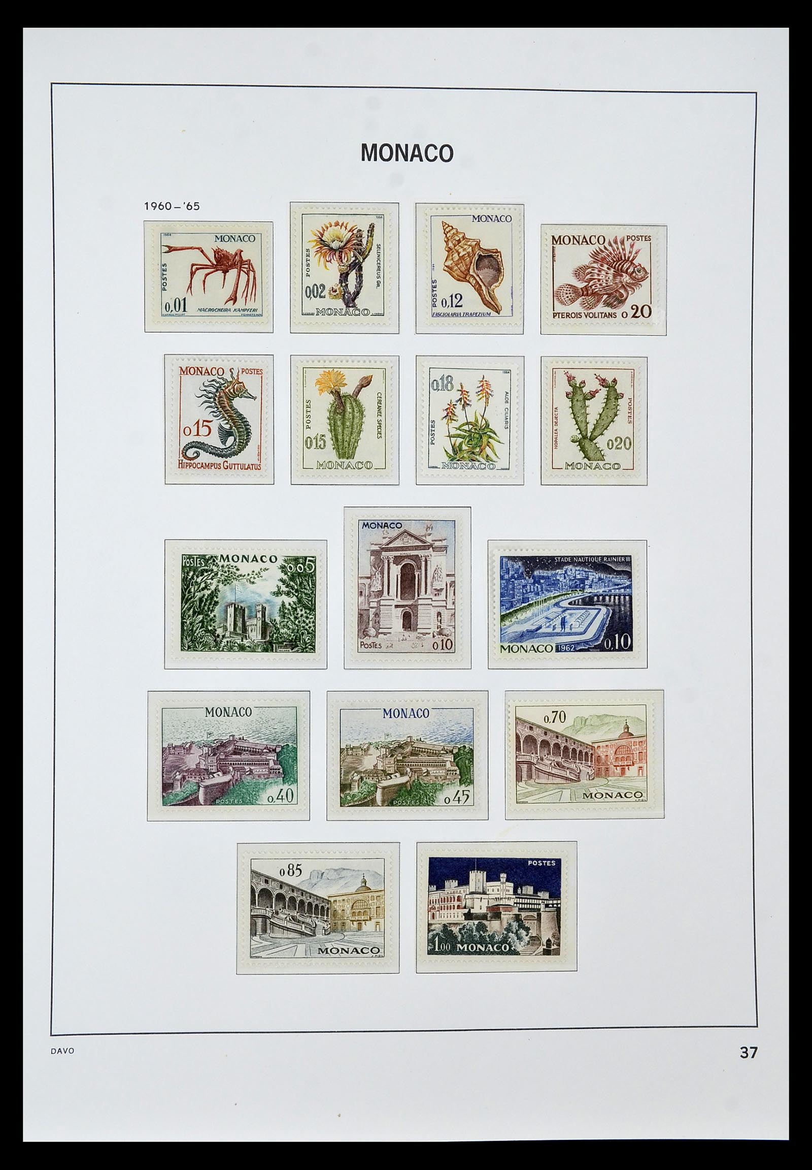 34933 037 - Postzegelverzameling 34933 Monaco 1885-2005.