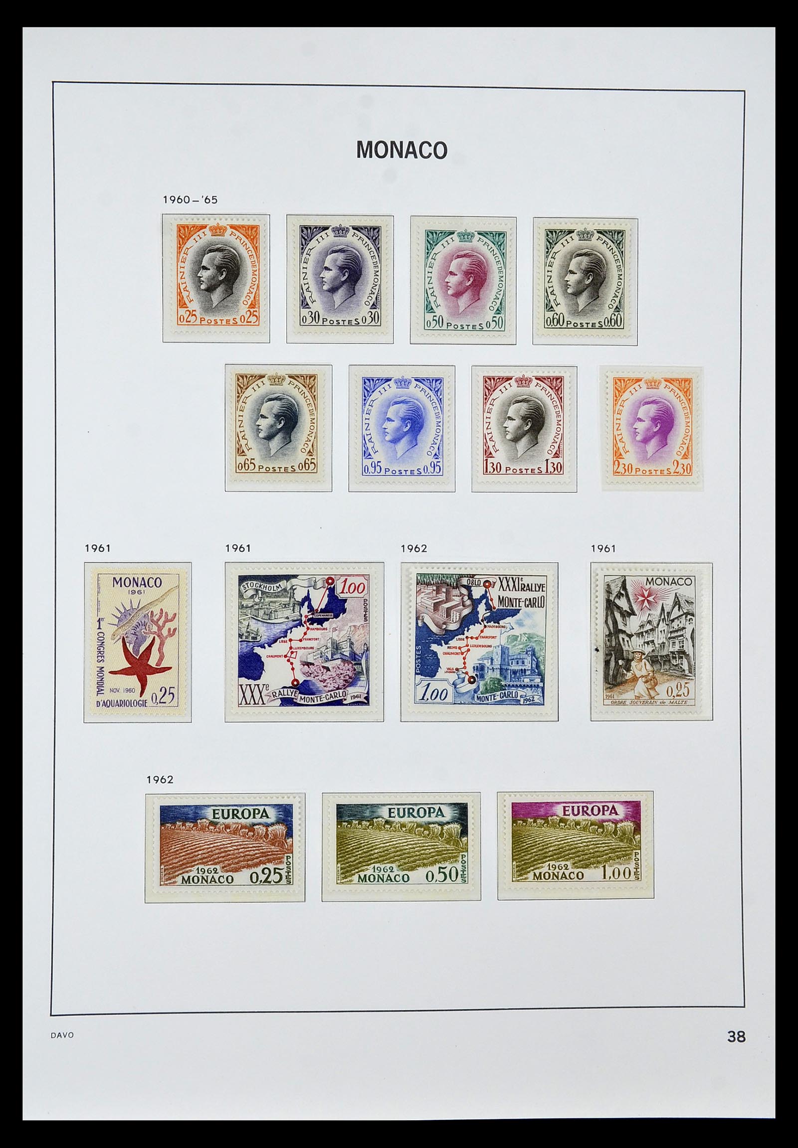 34933 038 - Postzegelverzameling 34933 Monaco 1885-2005.