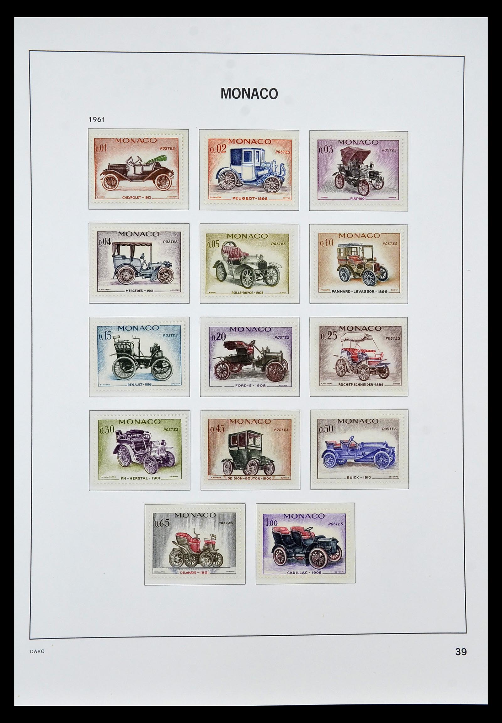 34933 039 - Postzegelverzameling 34933 Monaco 1885-2005.