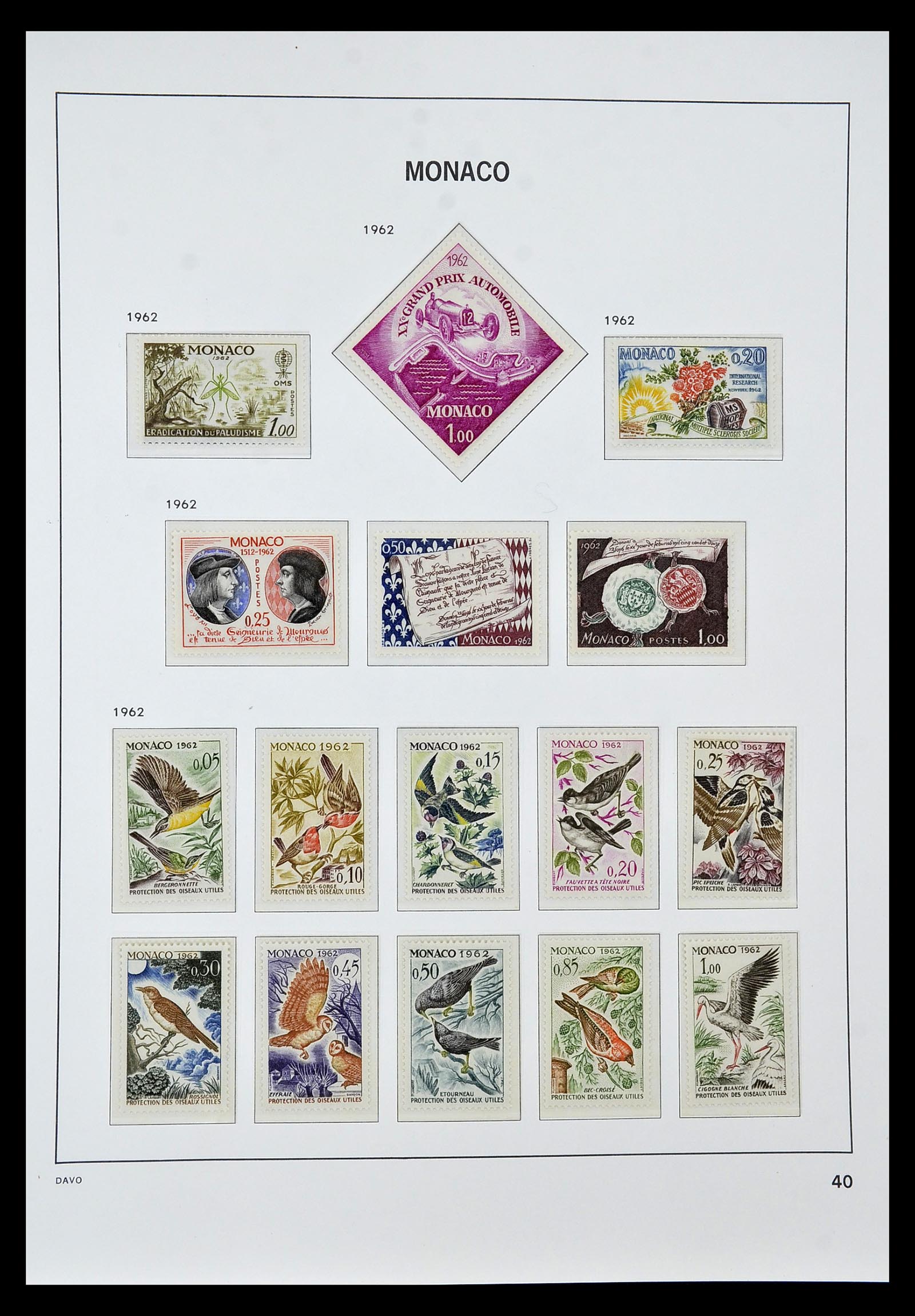 34933 040 - Postzegelverzameling 34933 Monaco 1885-2005.