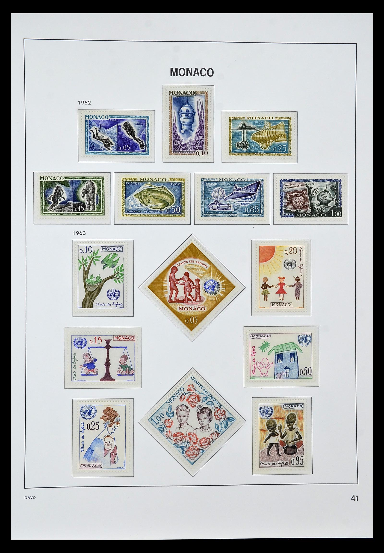 34933 041 - Postzegelverzameling 34933 Monaco 1885-2005.