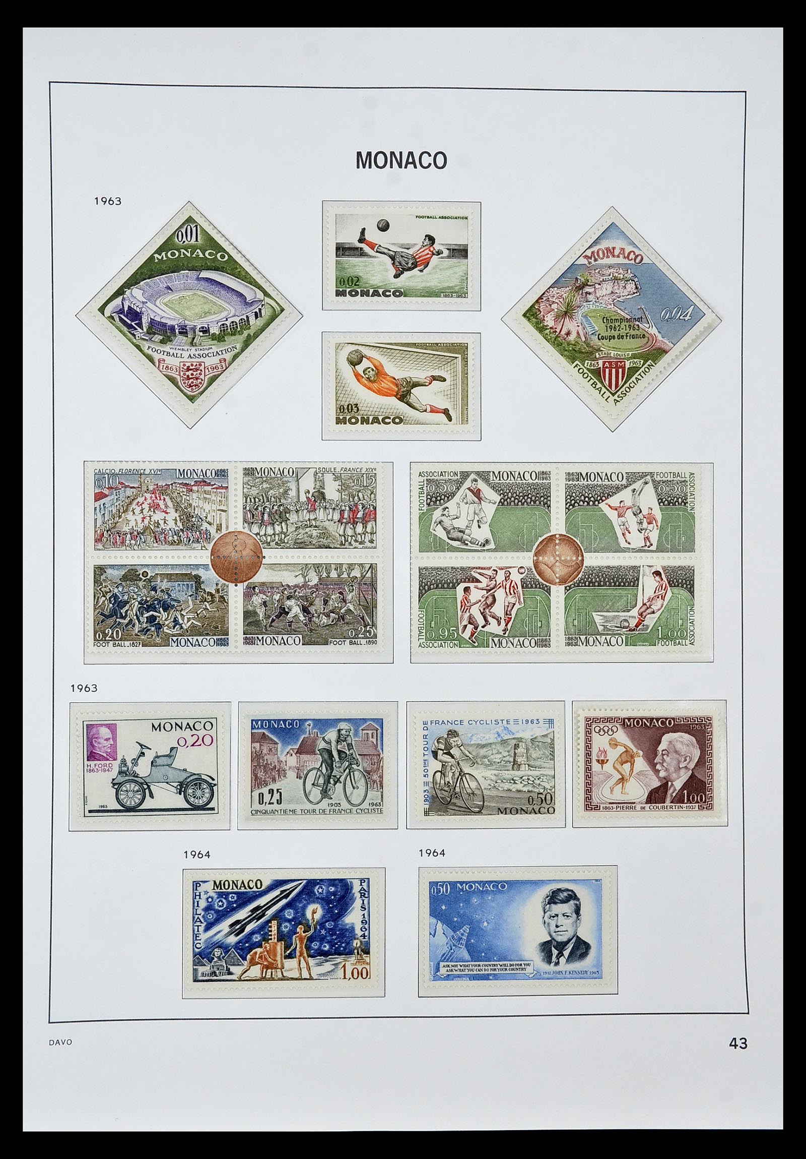 34933 043 - Postzegelverzameling 34933 Monaco 1885-2005.