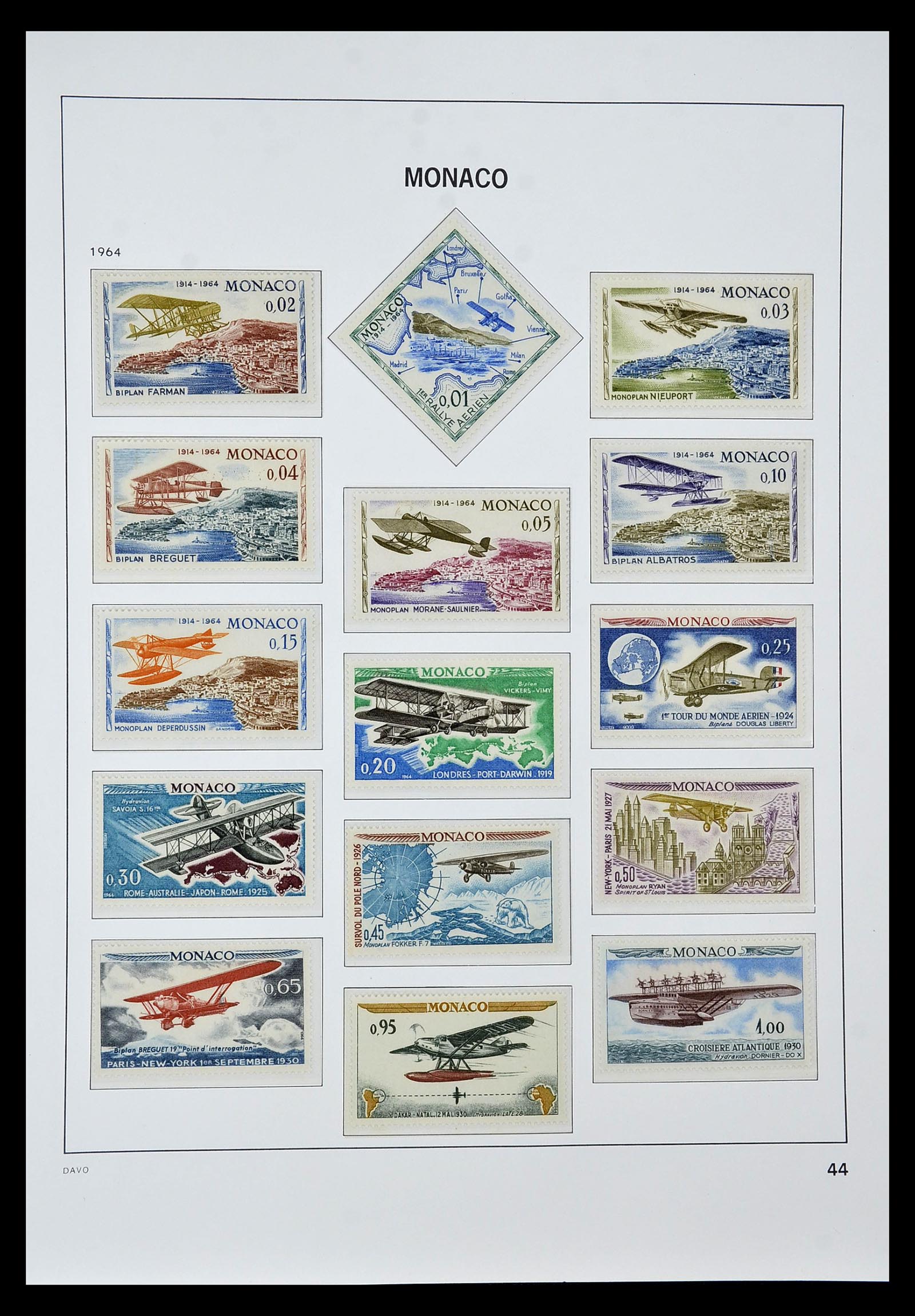 34933 044 - Postzegelverzameling 34933 Monaco 1885-2005.