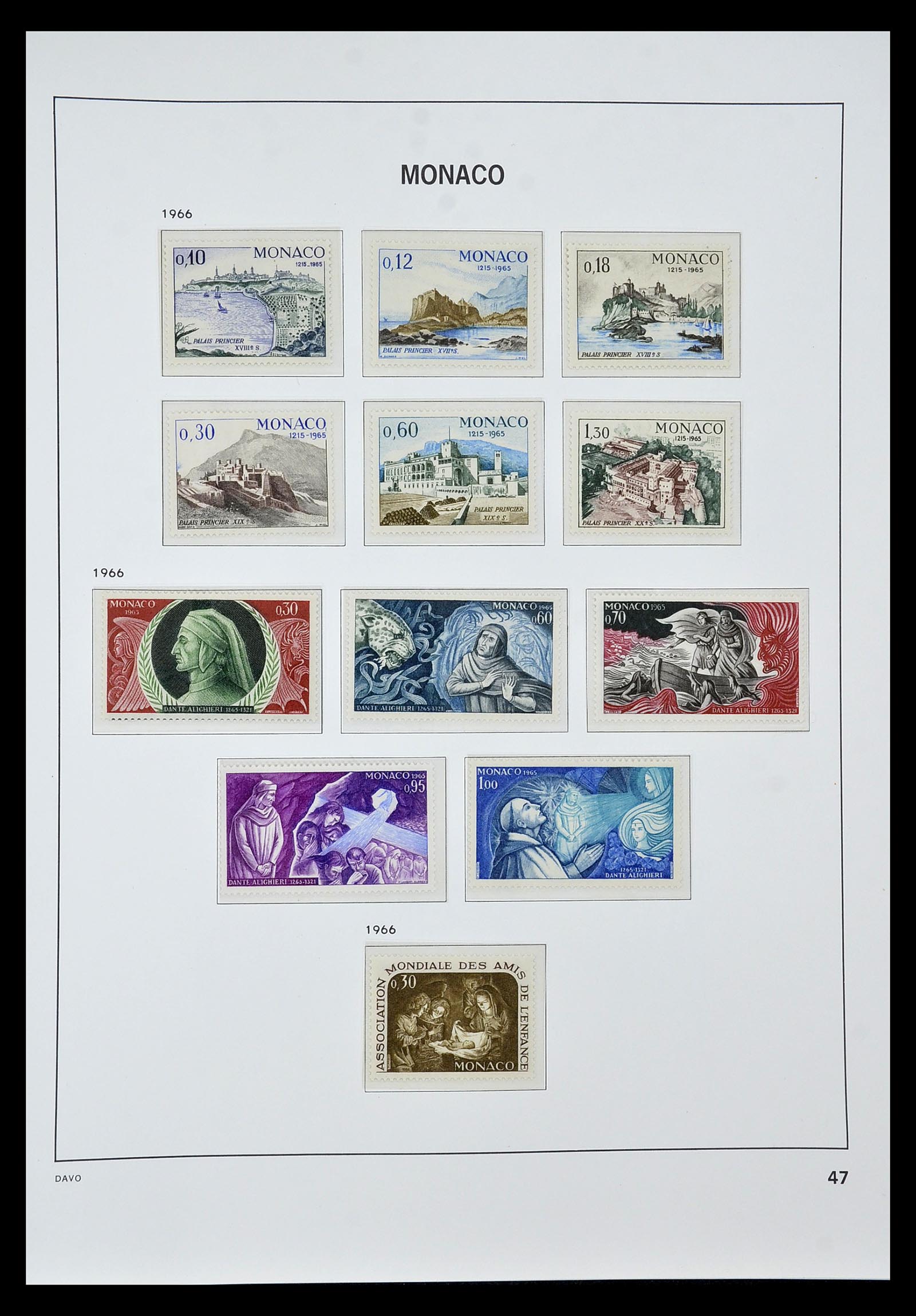 34933 047 - Postzegelverzameling 34933 Monaco 1885-2005.