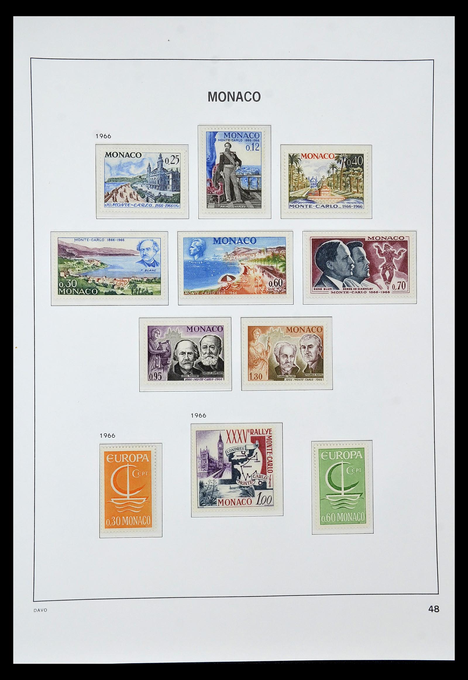 34933 048 - Postzegelverzameling 34933 Monaco 1885-2005.