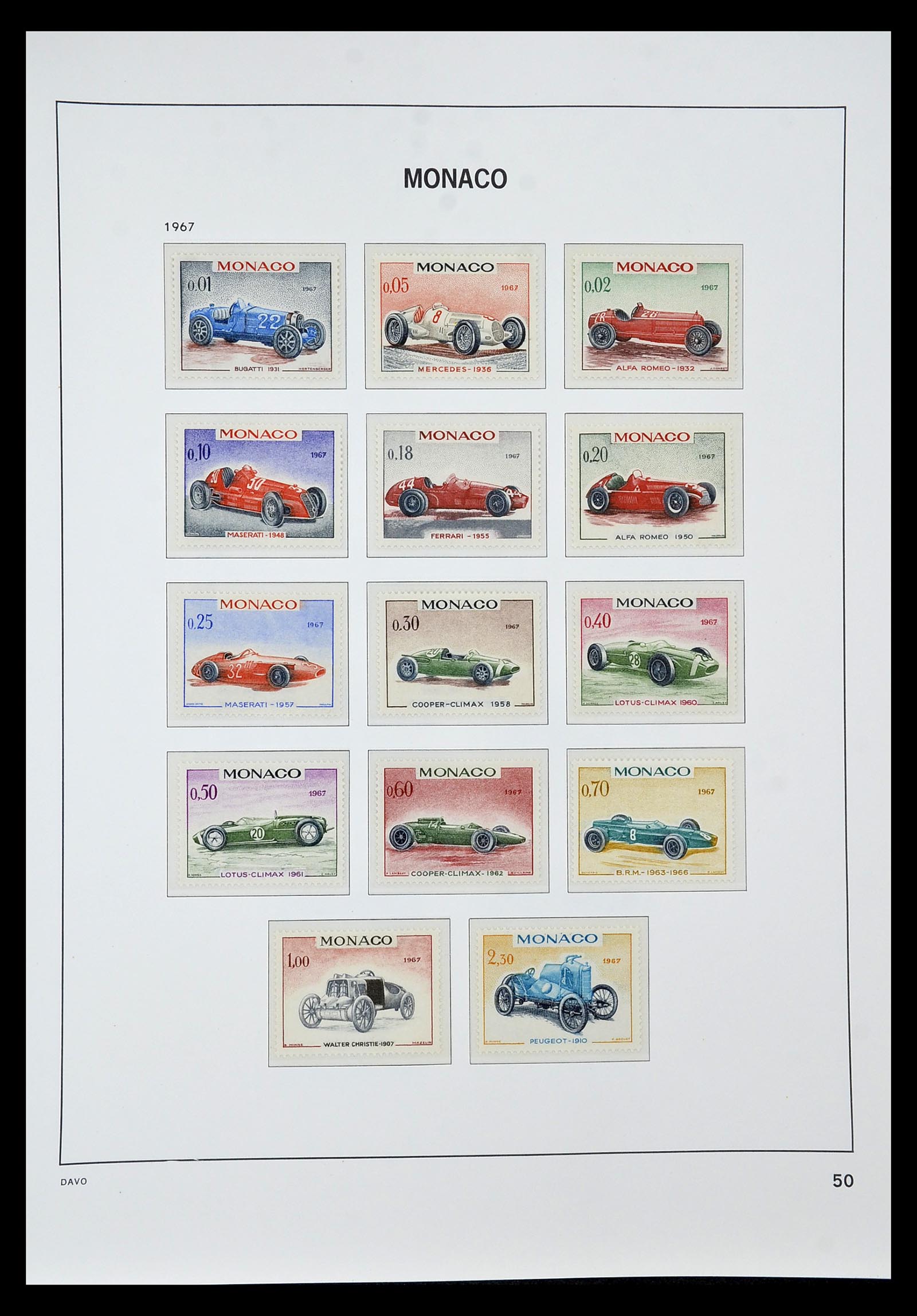 34933 050 - Postzegelverzameling 34933 Monaco 1885-2005.