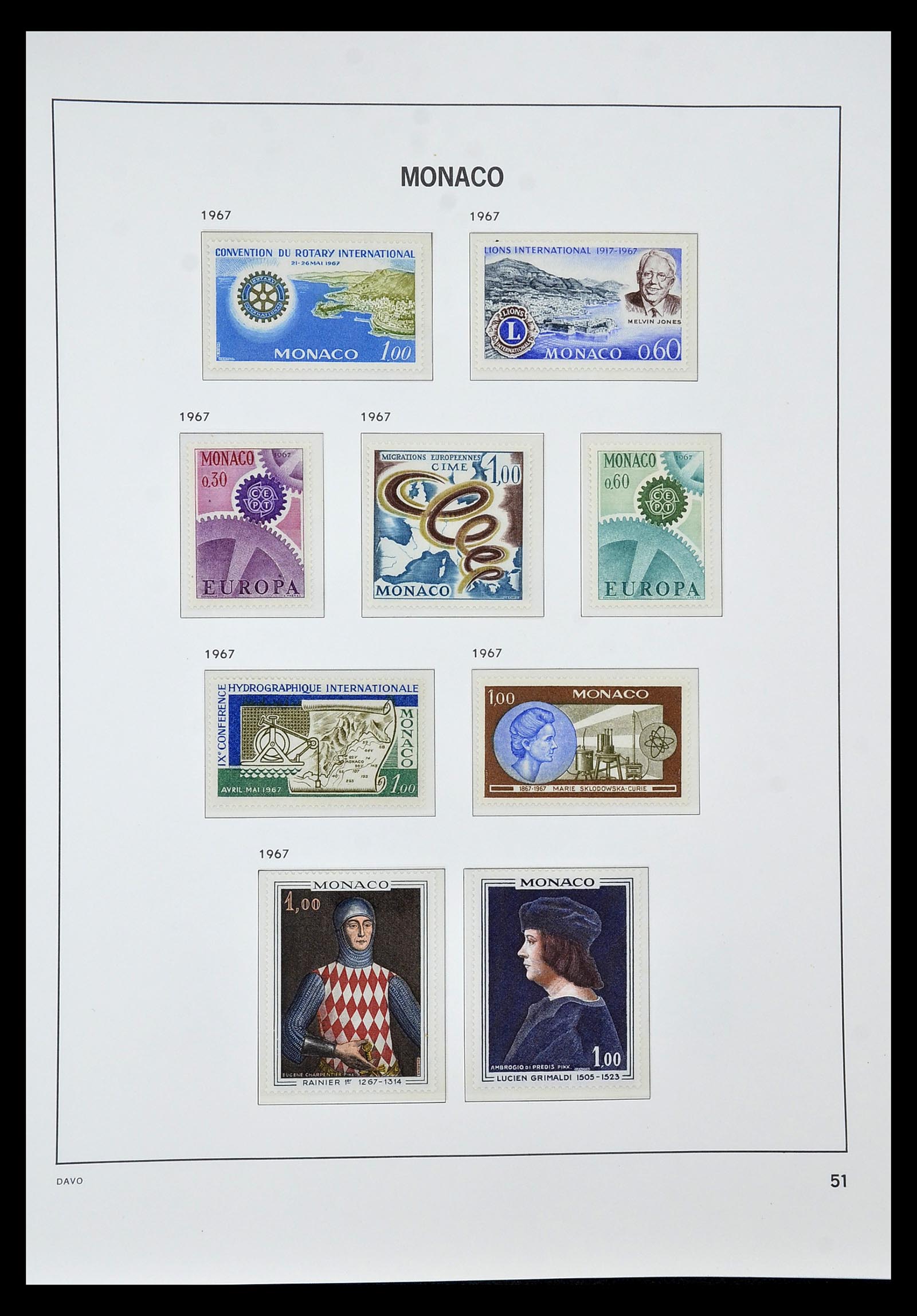 34933 051 - Postzegelverzameling 34933 Monaco 1885-2005.