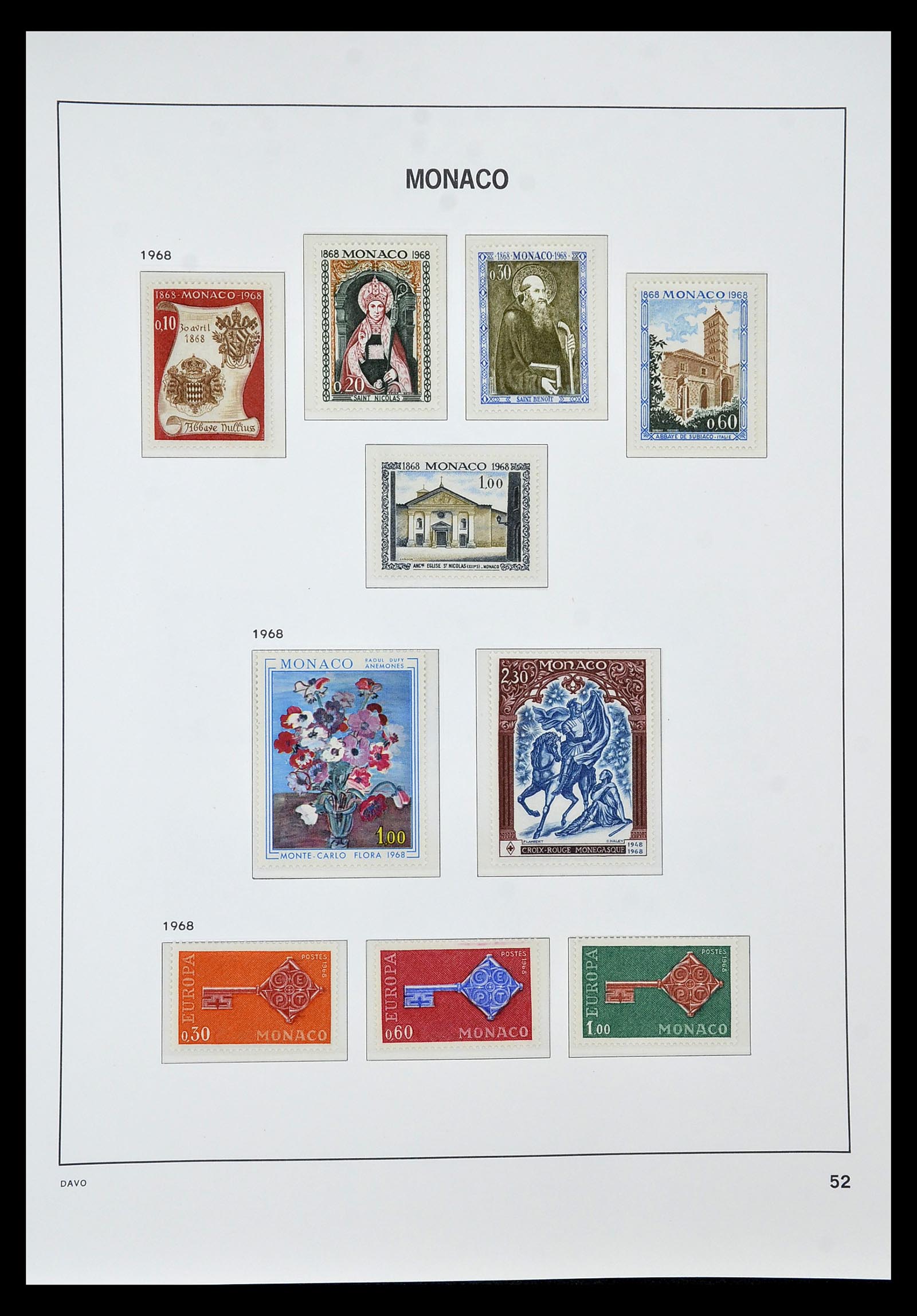 34933 052 - Postzegelverzameling 34933 Monaco 1885-2005.