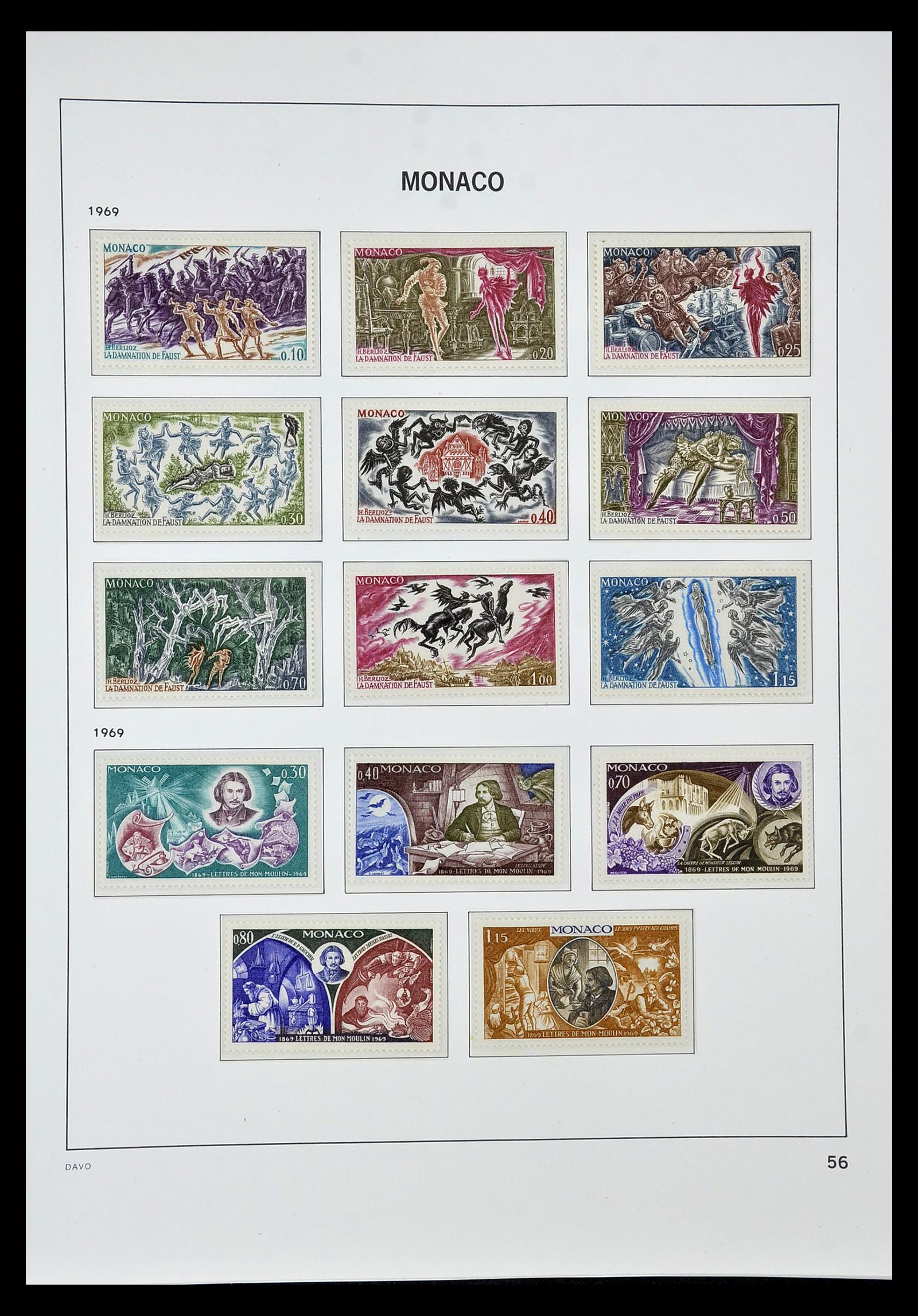 34933 056 - Postzegelverzameling 34933 Monaco 1885-2005.