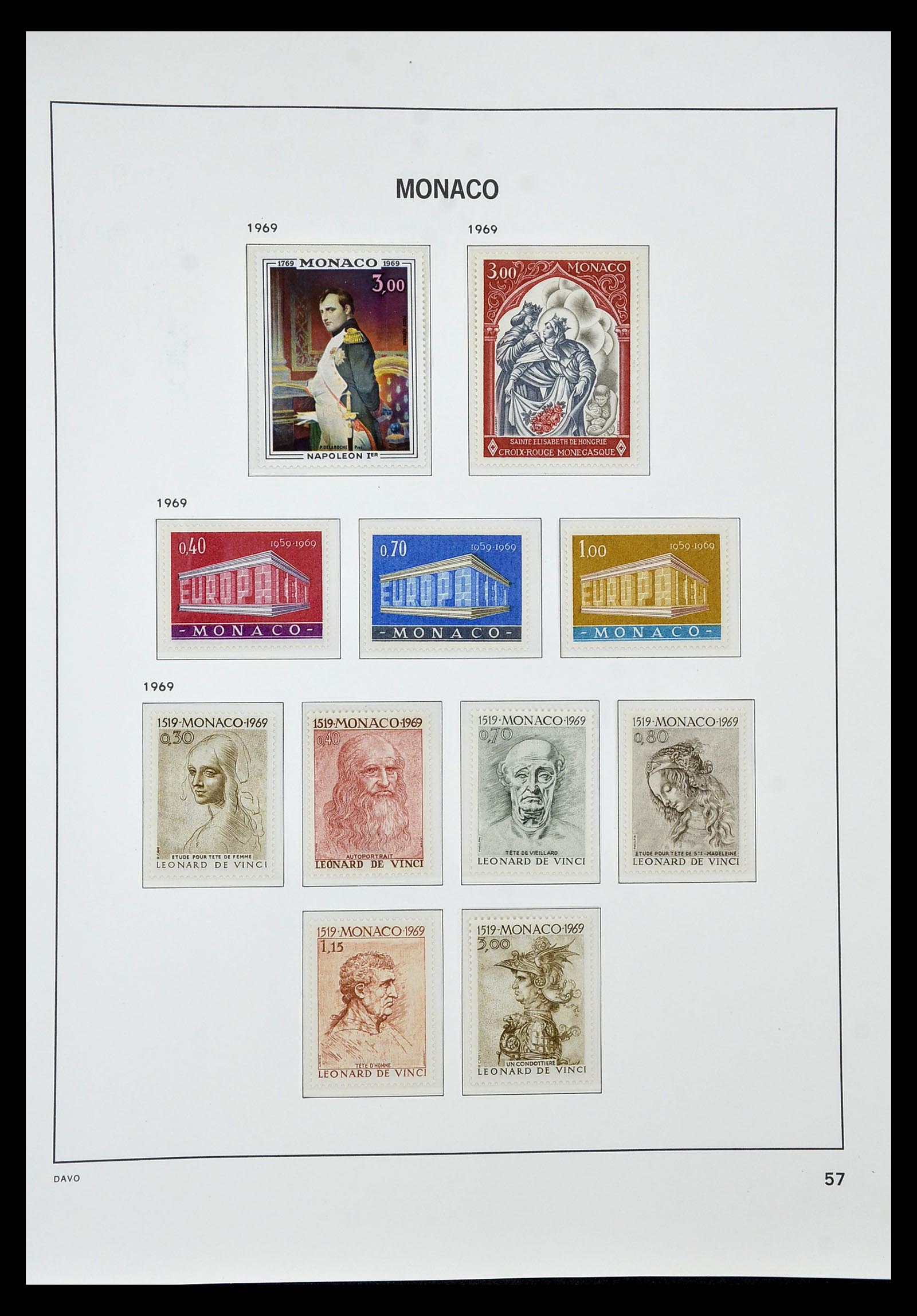 34933 057 - Postzegelverzameling 34933 Monaco 1885-2005.