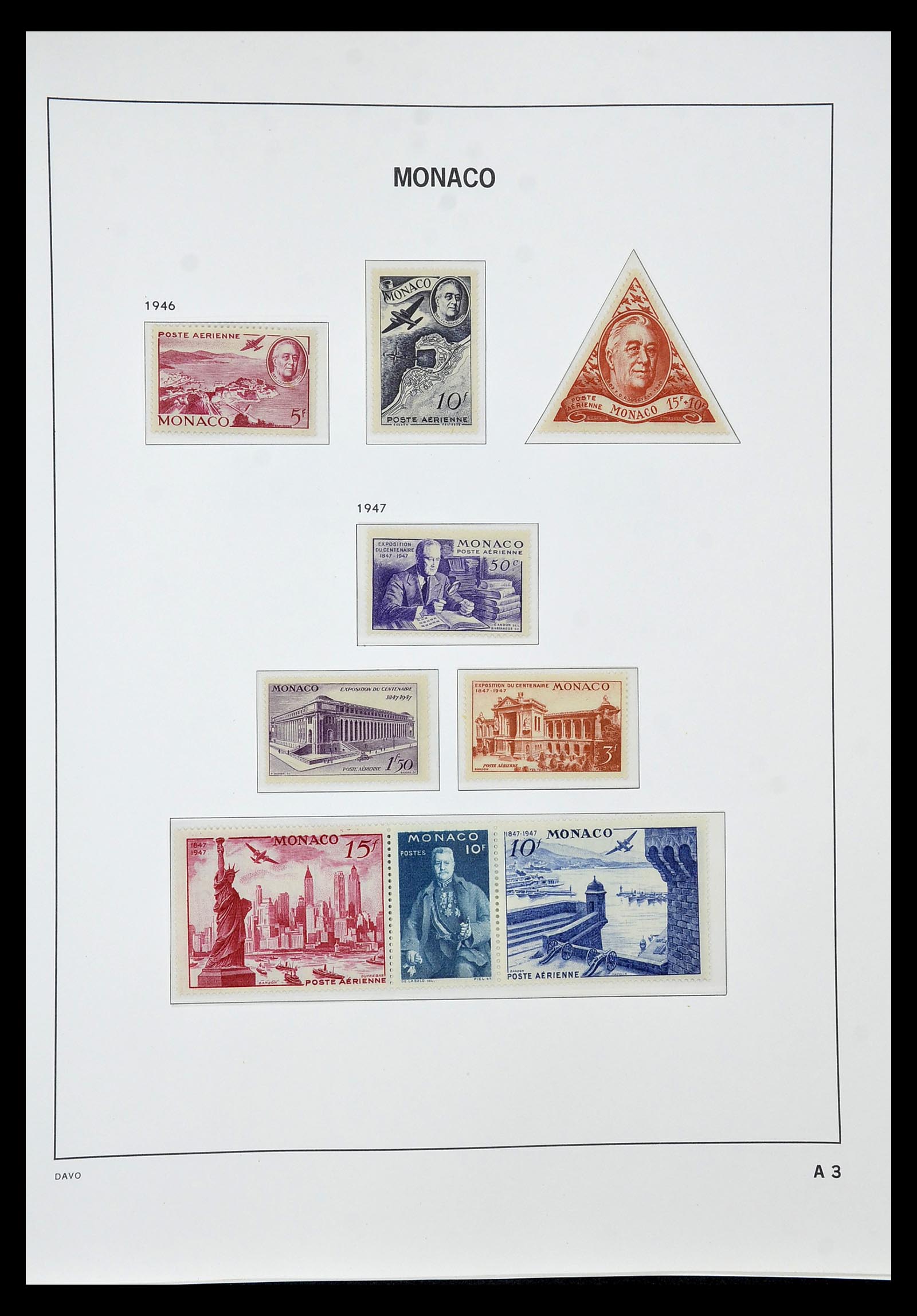34933 060 - Postzegelverzameling 34933 Monaco 1885-2005.