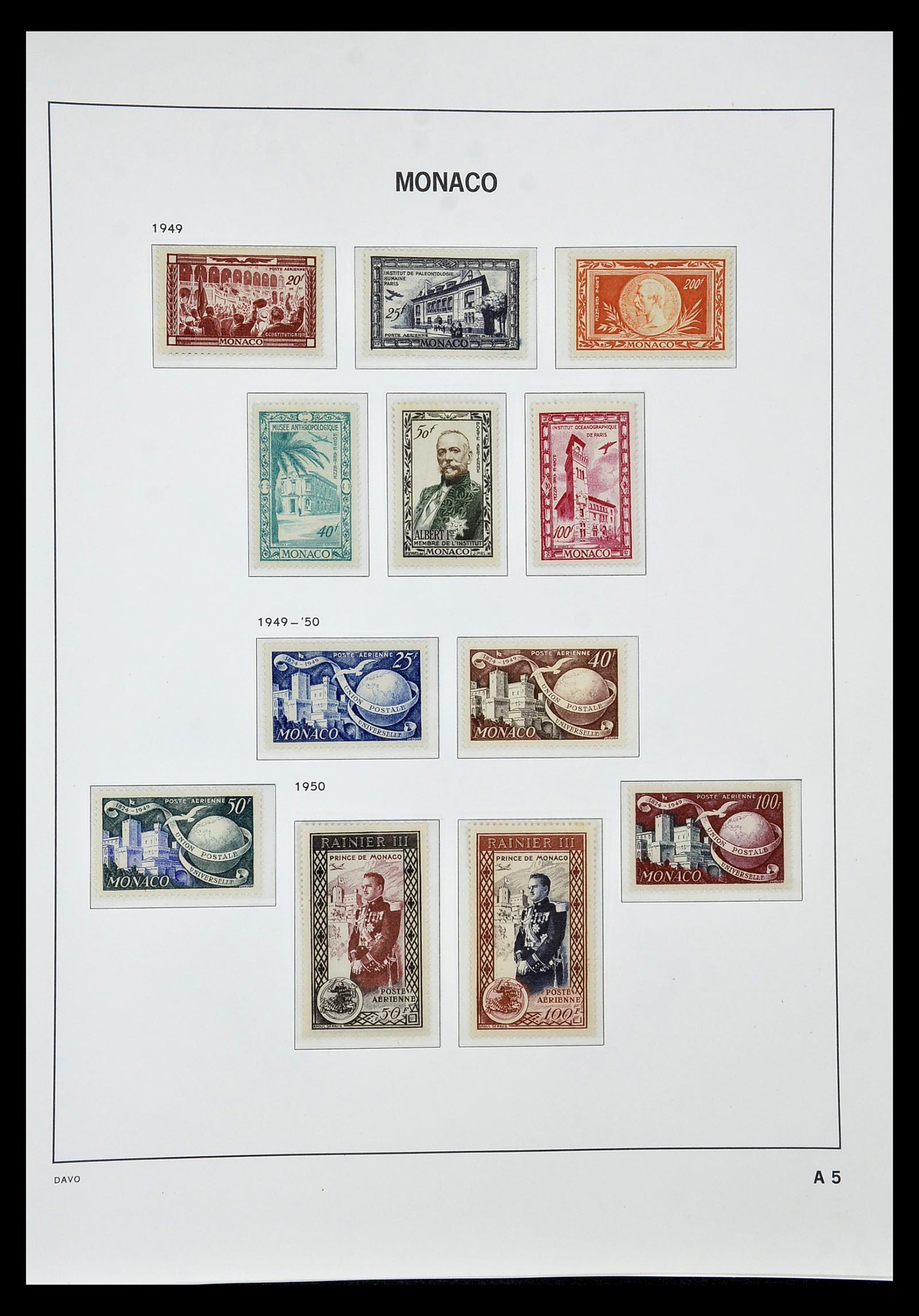 34933 062 - Postzegelverzameling 34933 Monaco 1885-2005.