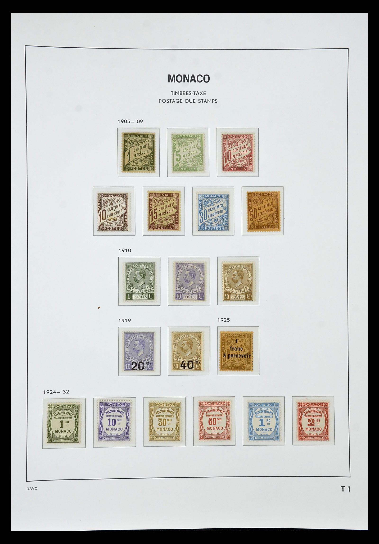 34933 067 - Postzegelverzameling 34933 Monaco 1885-2005.