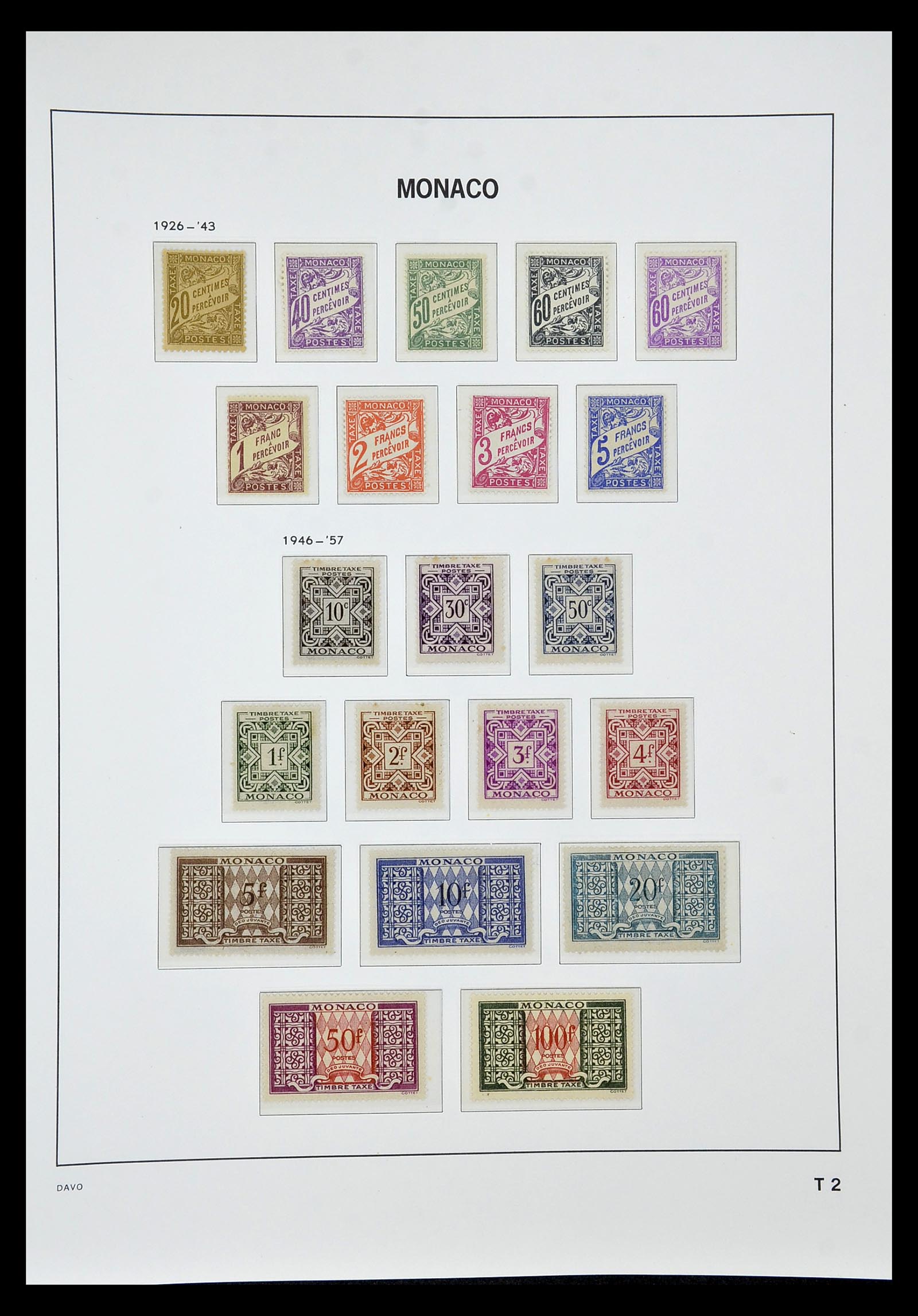 34933 068 - Postzegelverzameling 34933 Monaco 1885-2005.