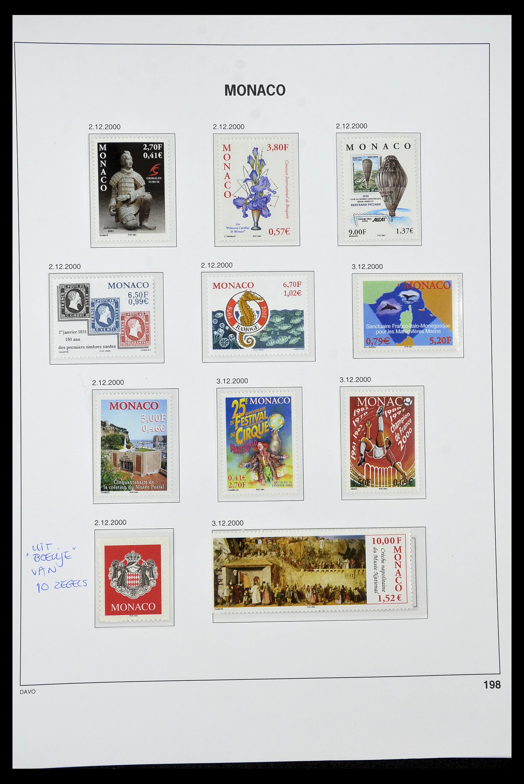 34933 302 - Postzegelverzameling 34933 Monaco 1885-2005.