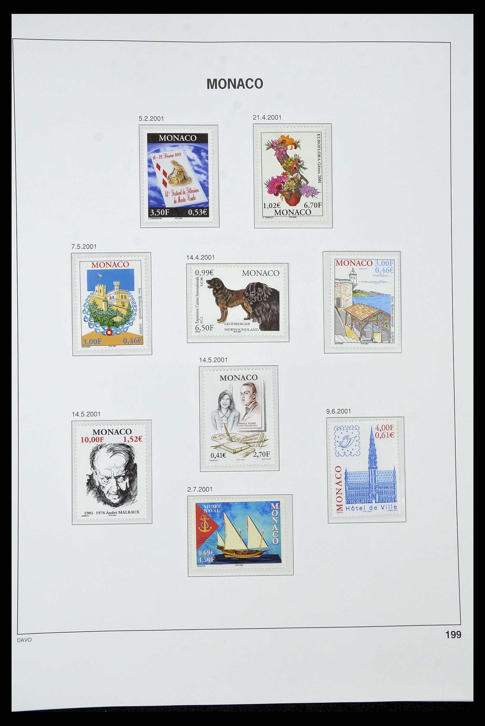 34933 303 - Postzegelverzameling 34933 Monaco 1885-2005.