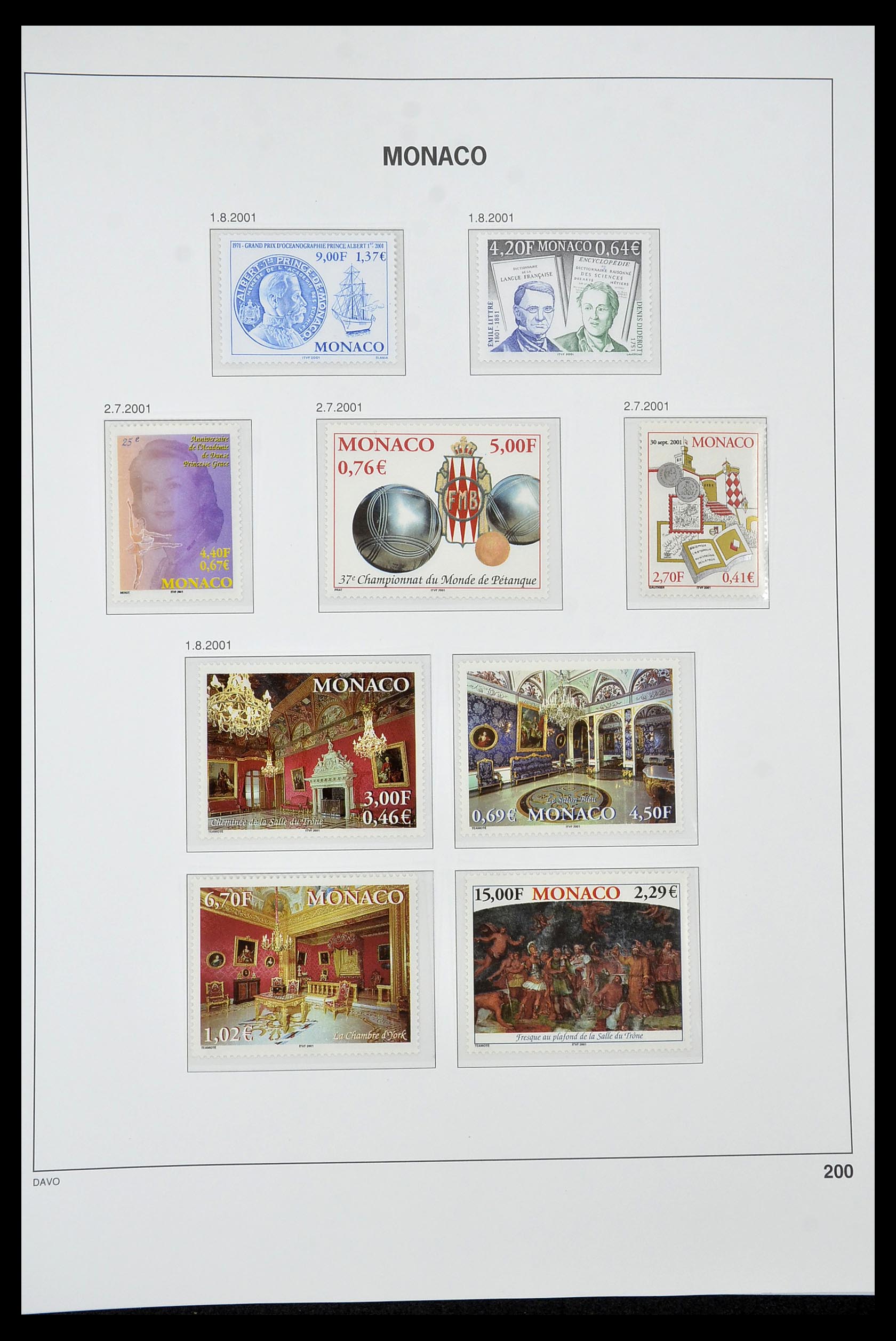 34933 304 - Postzegelverzameling 34933 Monaco 1885-2005.