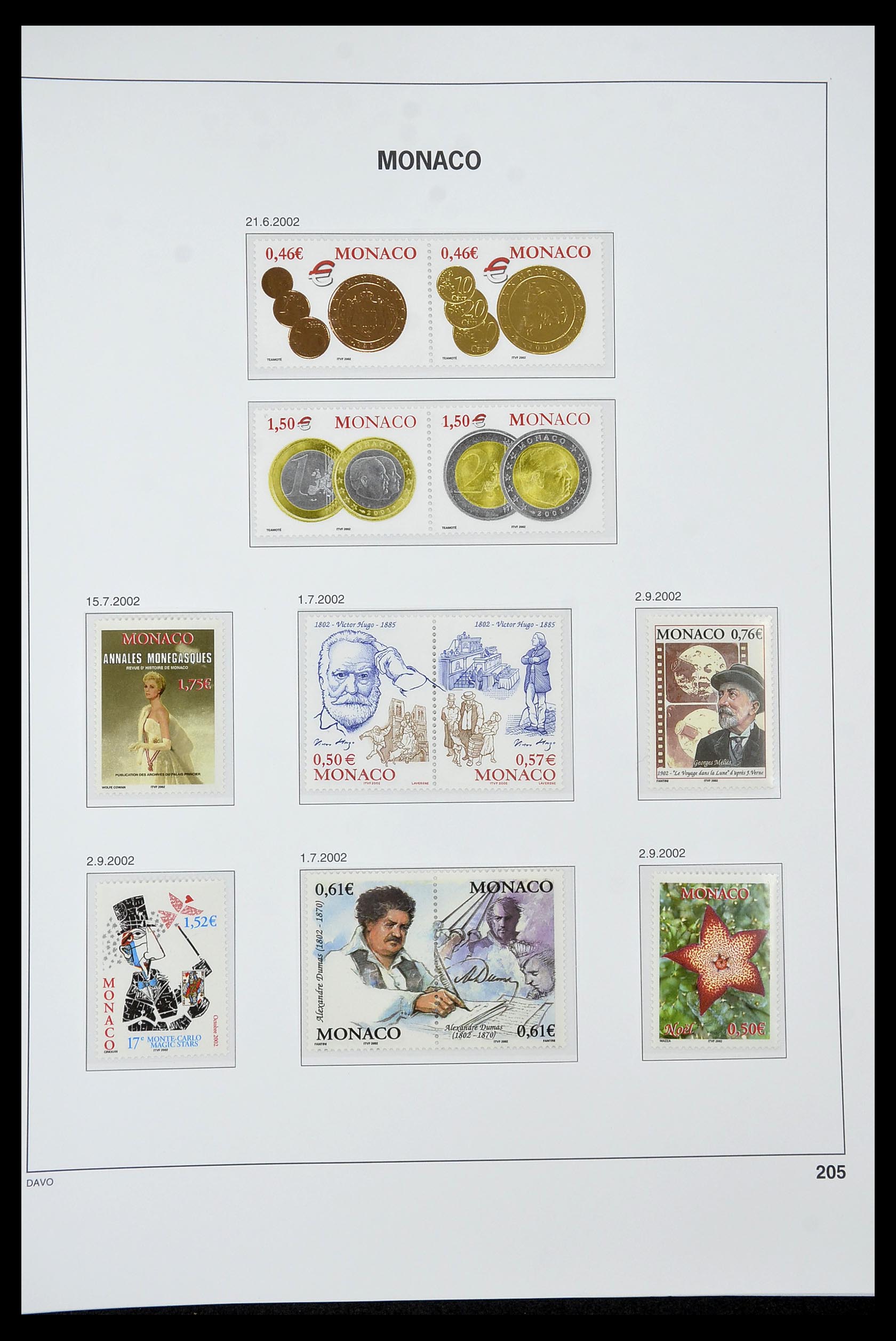 34933 309 - Postzegelverzameling 34933 Monaco 1885-2005.