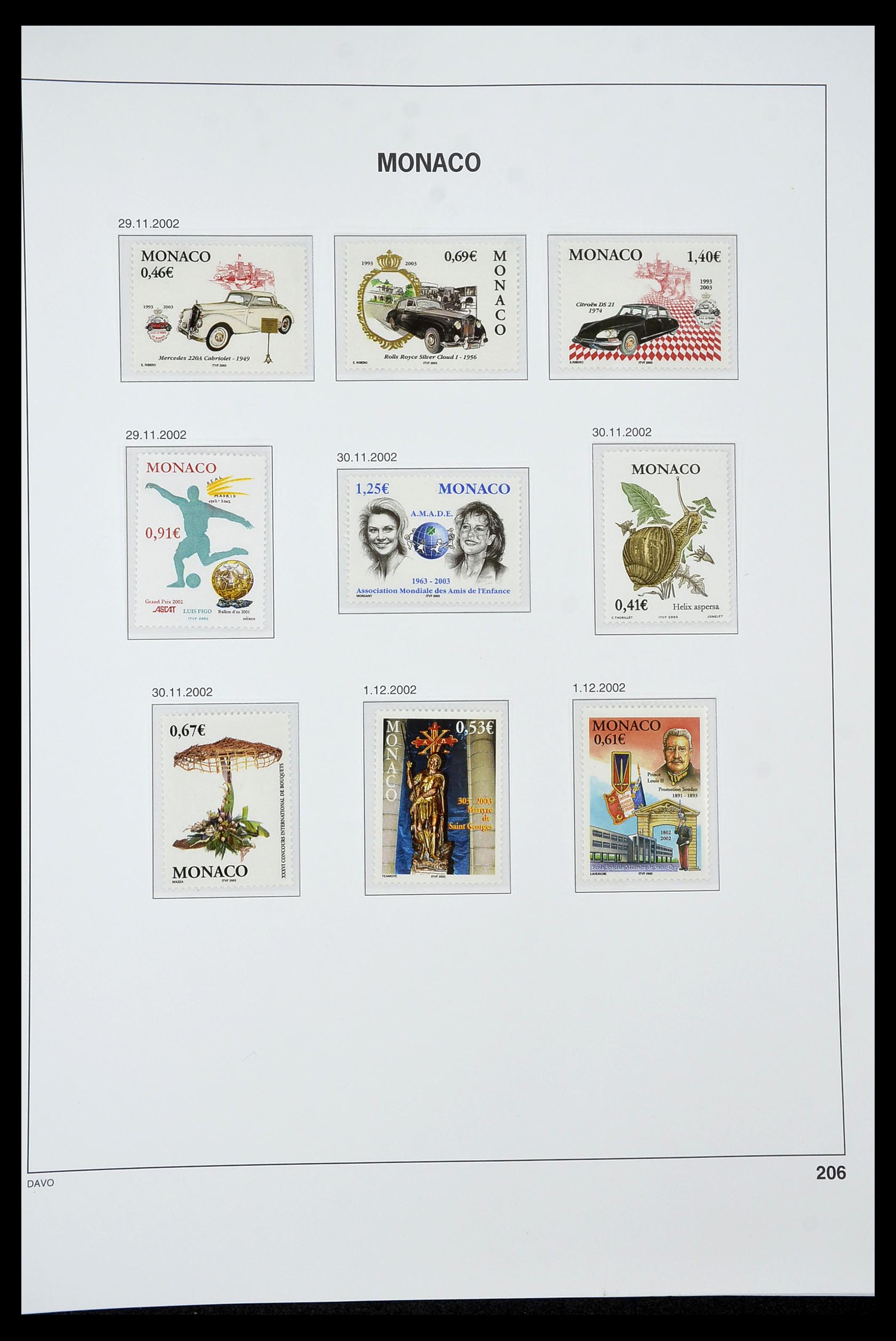 34933 310 - Postzegelverzameling 34933 Monaco 1885-2005.