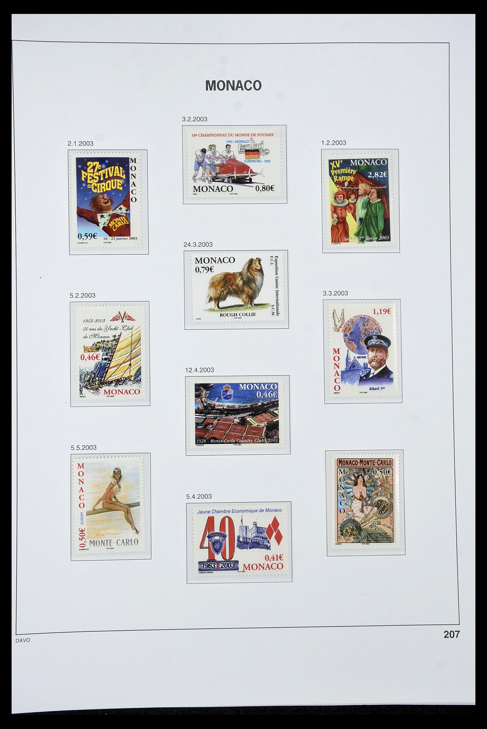 34933 312 - Postzegelverzameling 34933 Monaco 1885-2005.