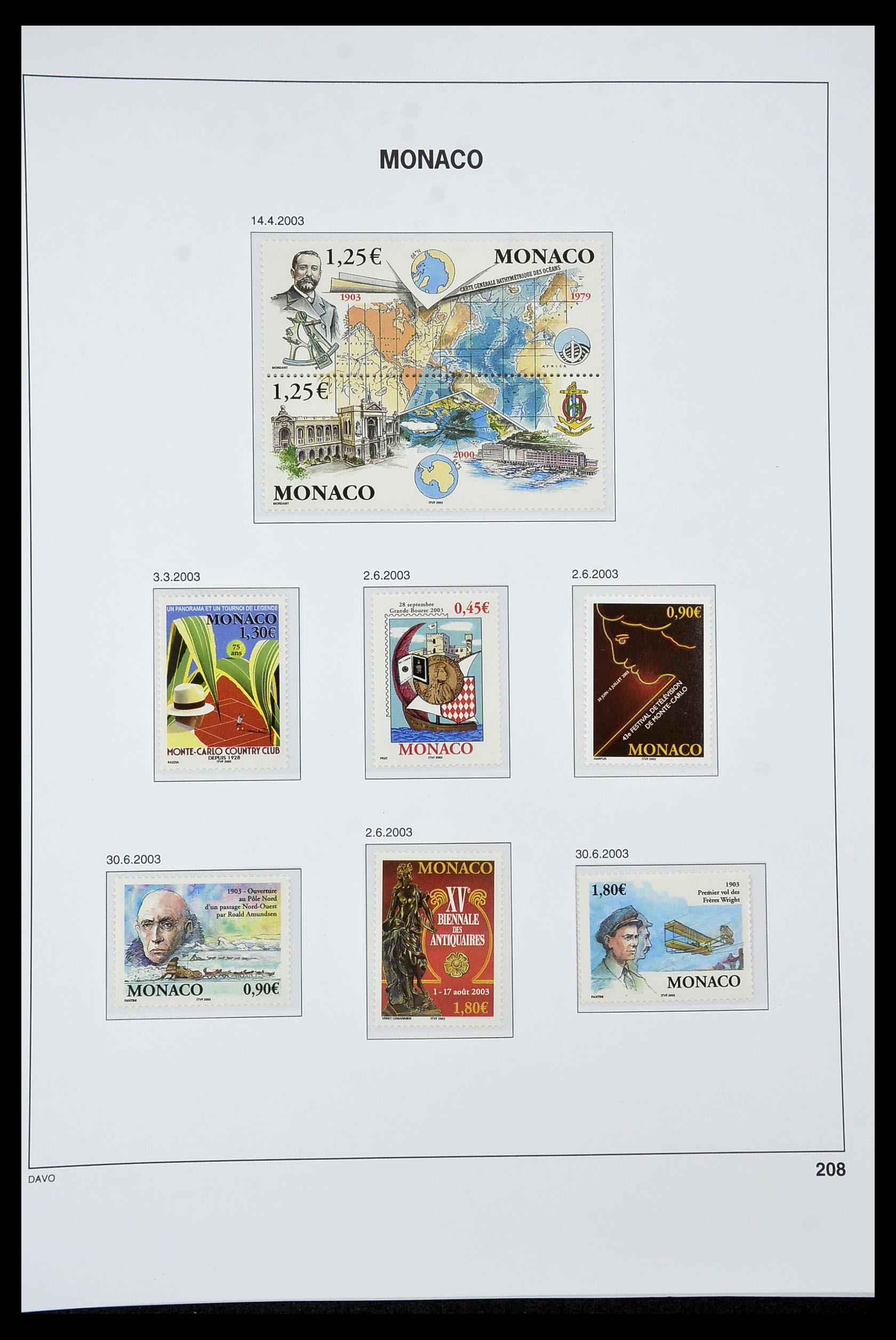 34933 313 - Postzegelverzameling 34933 Monaco 1885-2005.