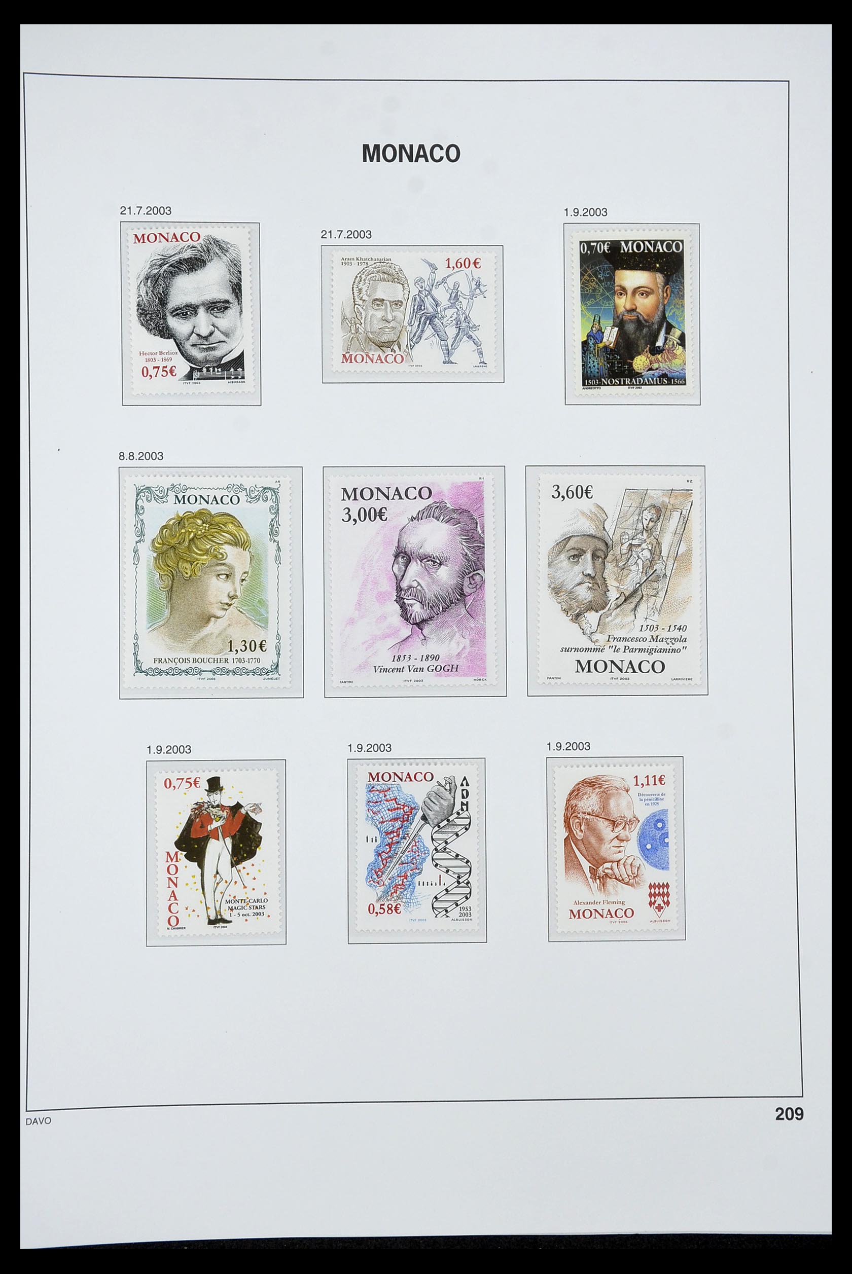 34933 314 - Postzegelverzameling 34933 Monaco 1885-2005.