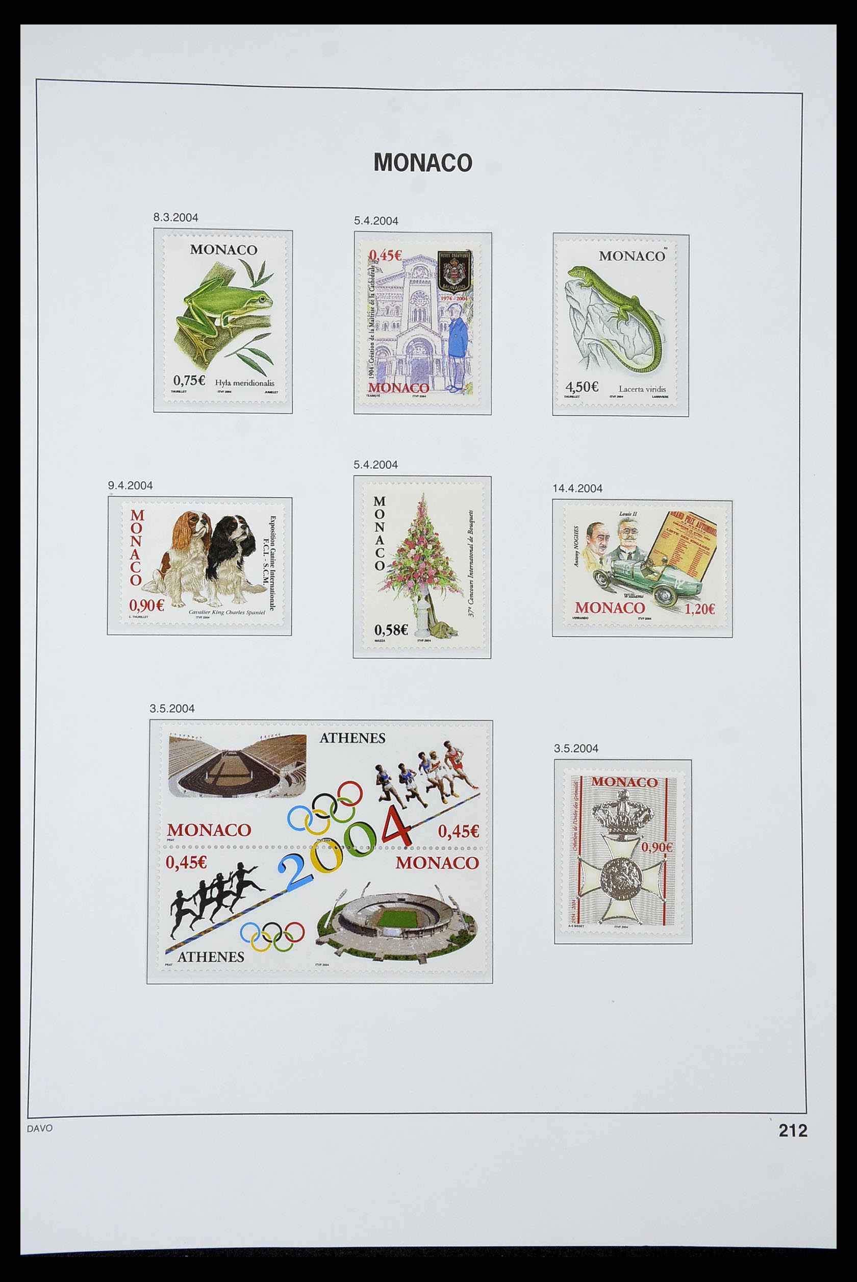 34933 317 - Postzegelverzameling 34933 Monaco 1885-2005.
