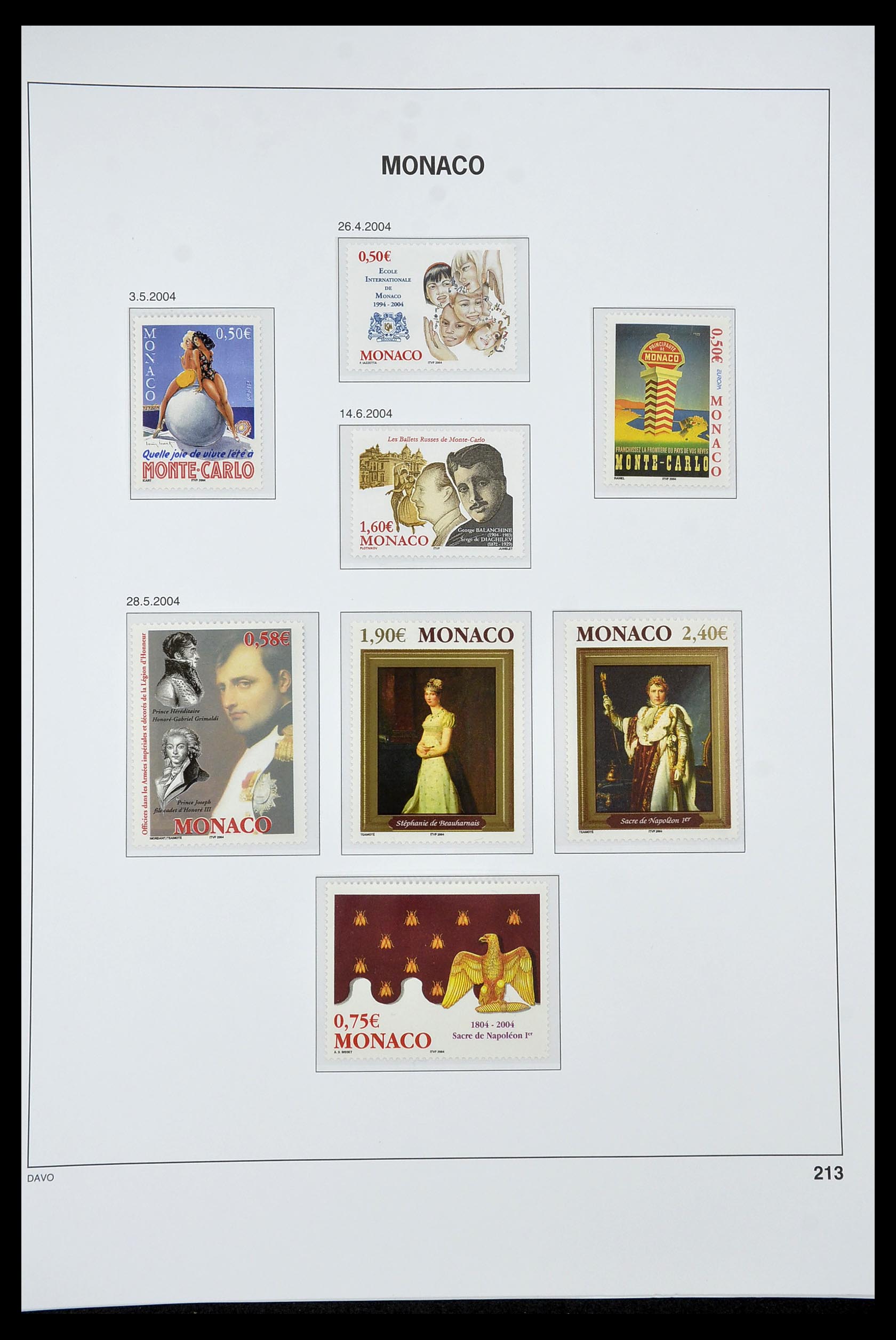 34933 318 - Postzegelverzameling 34933 Monaco 1885-2005.