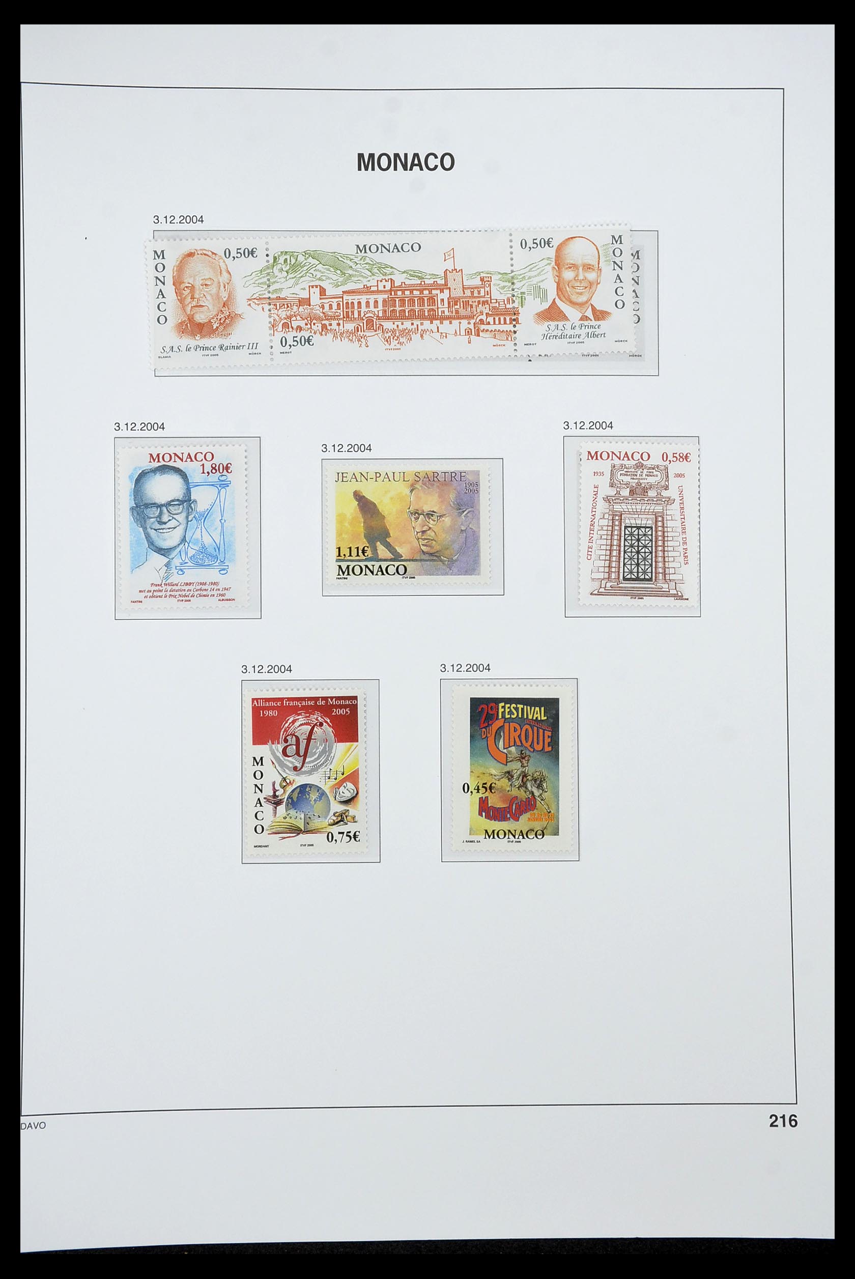 34933 321 - Postzegelverzameling 34933 Monaco 1885-2005.
