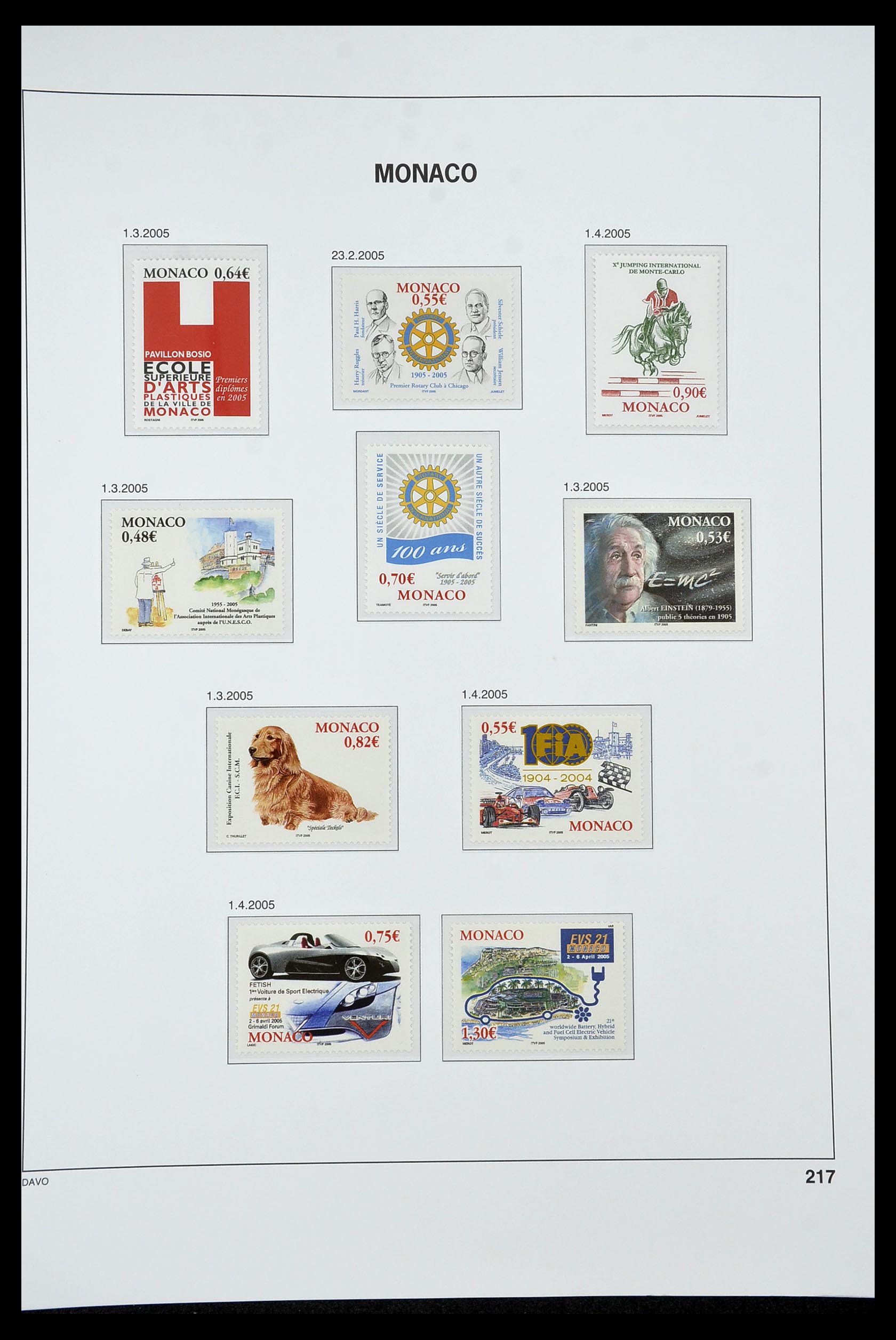 34933 323 - Postzegelverzameling 34933 Monaco 1885-2005.