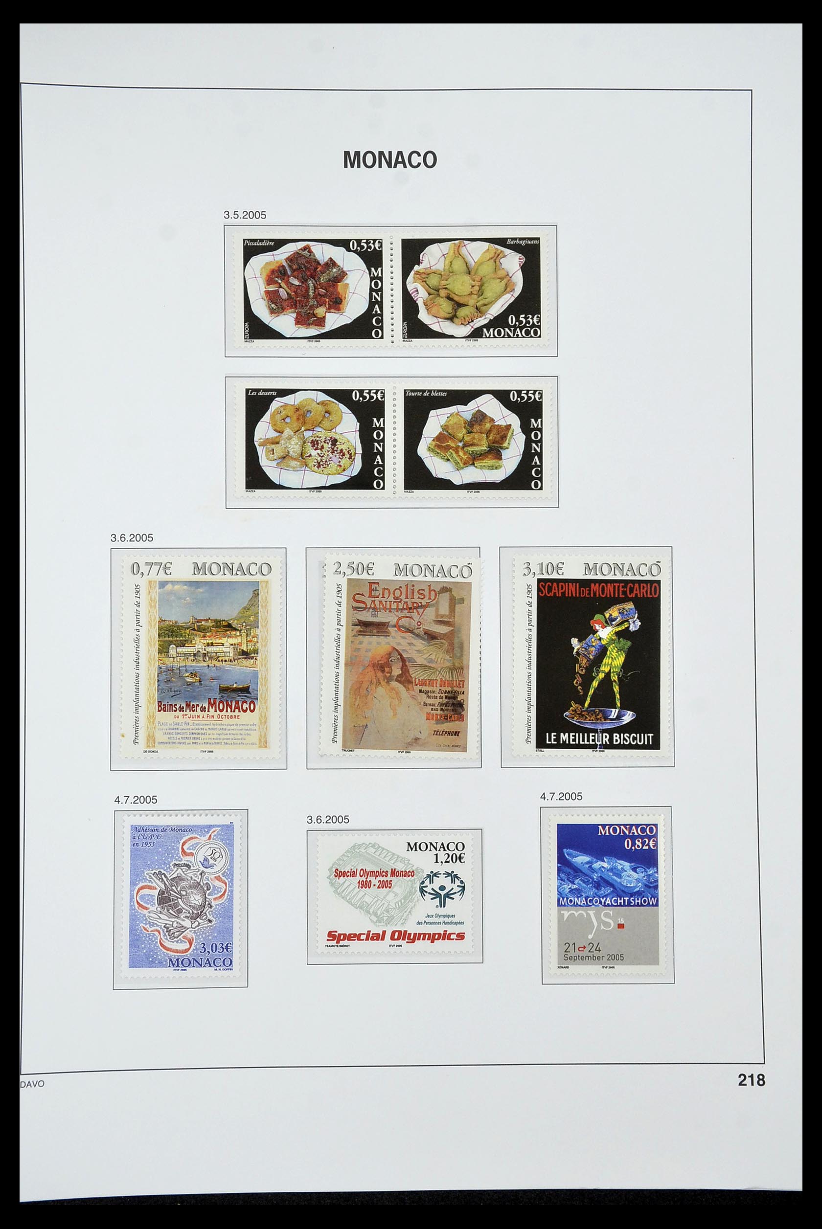 34933 324 - Postzegelverzameling 34933 Monaco 1885-2005.