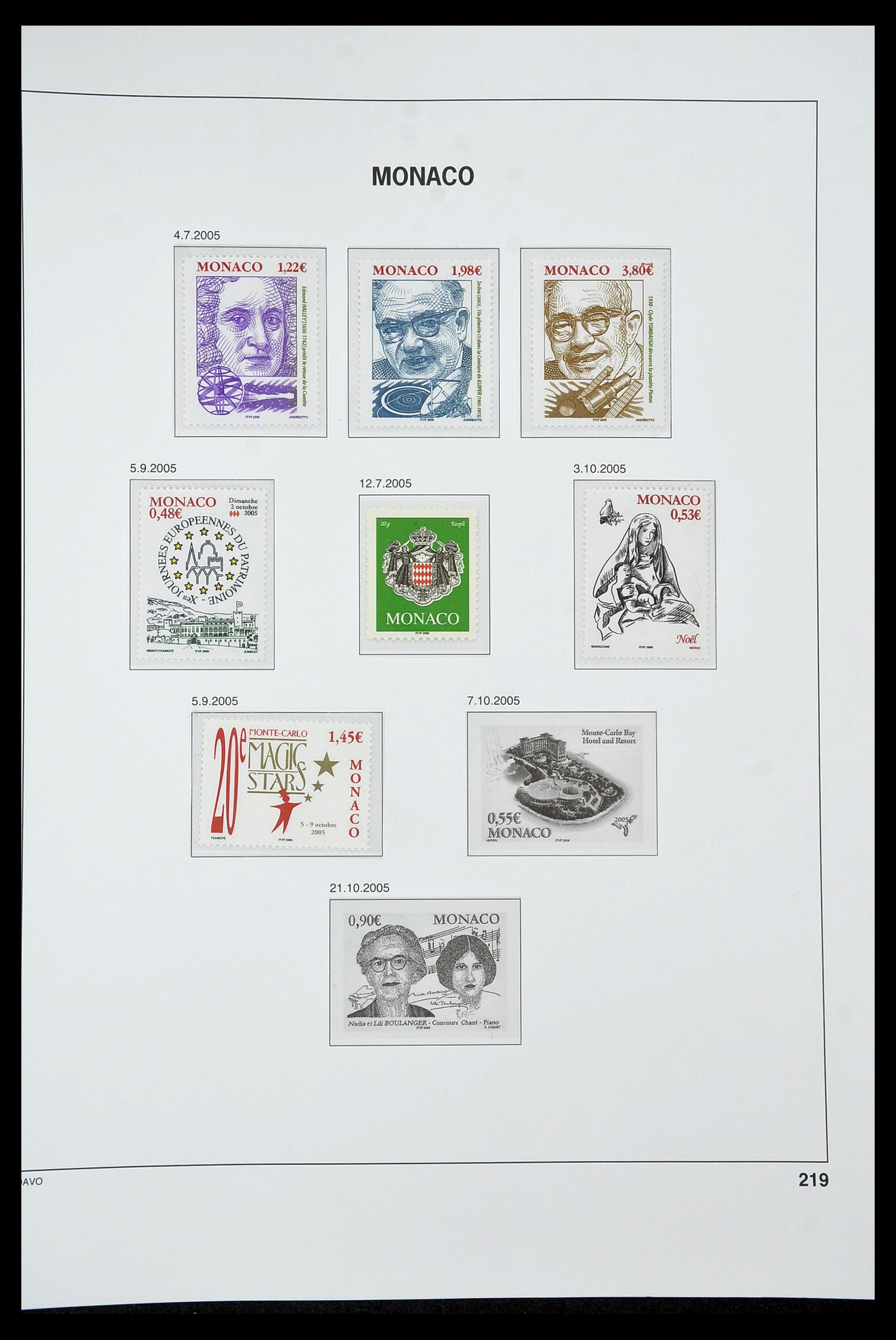 34933 325 - Postzegelverzameling 34933 Monaco 1885-2005.