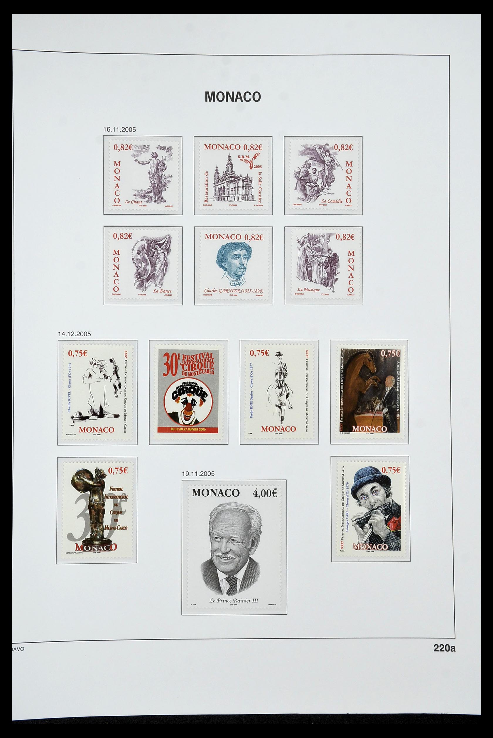 34933 326 - Postzegelverzameling 34933 Monaco 1885-2005.