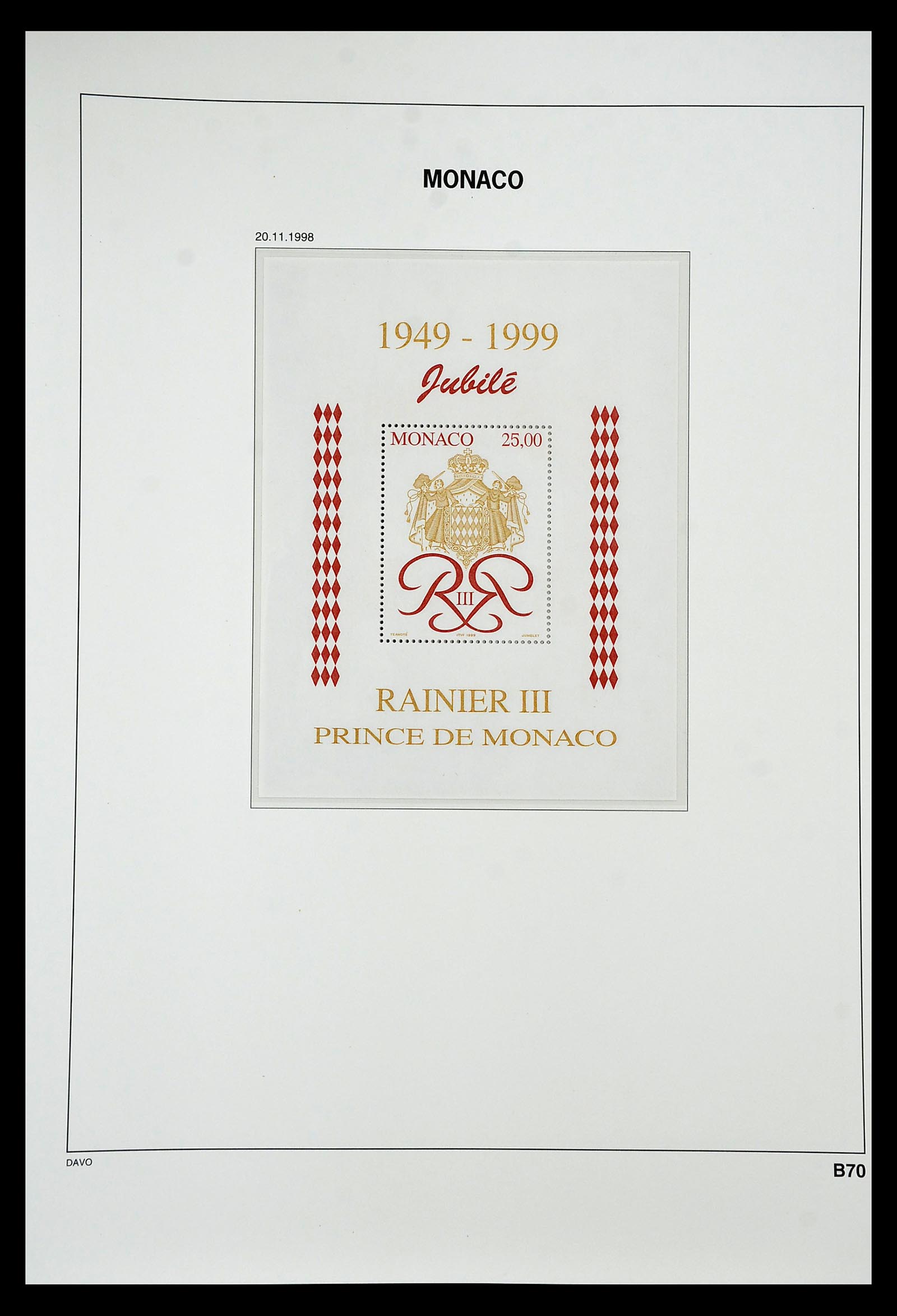 34933 335 - Postzegelverzameling 34933 Monaco 1885-2005.