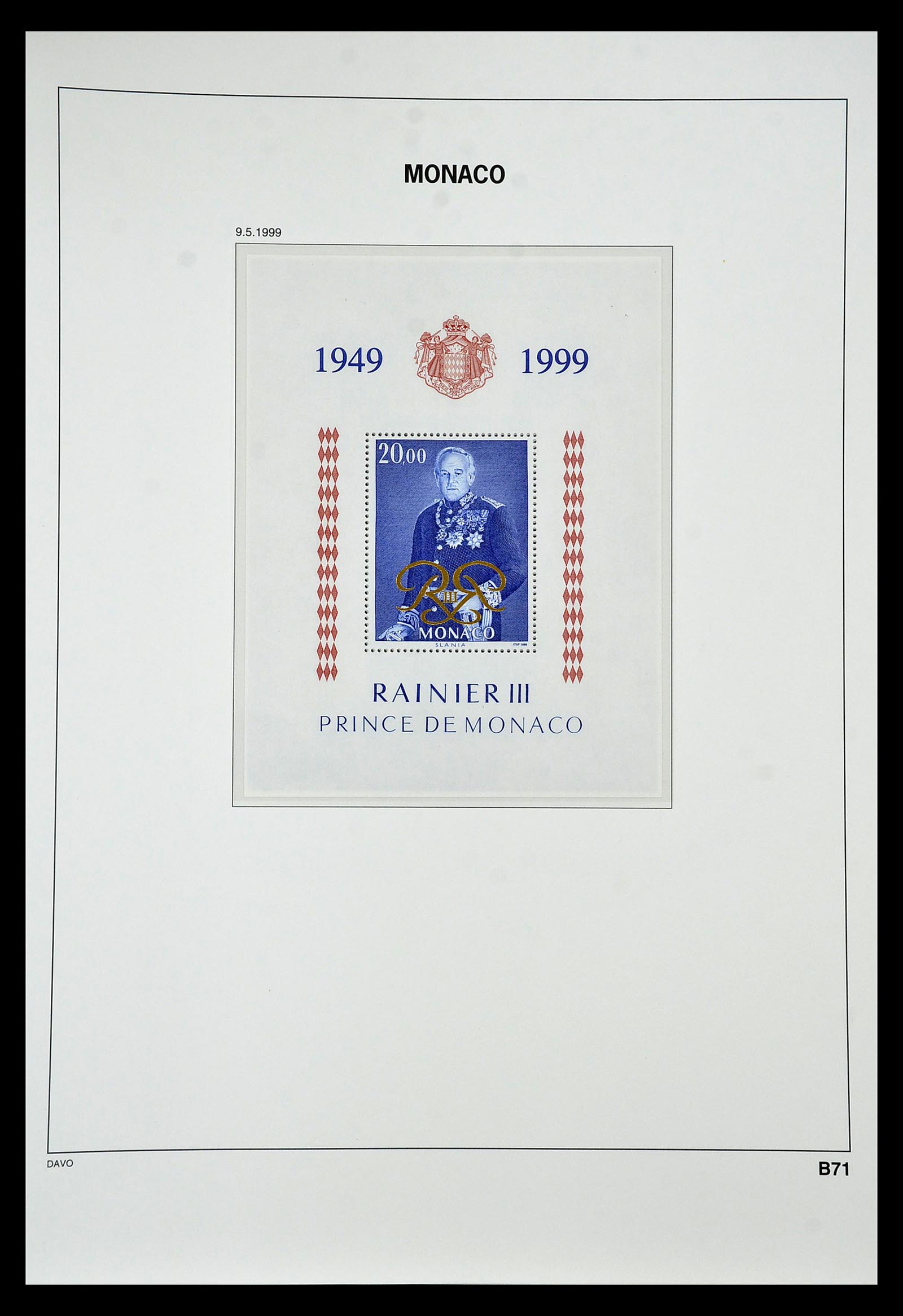 34933 336 - Postzegelverzameling 34933 Monaco 1885-2005.