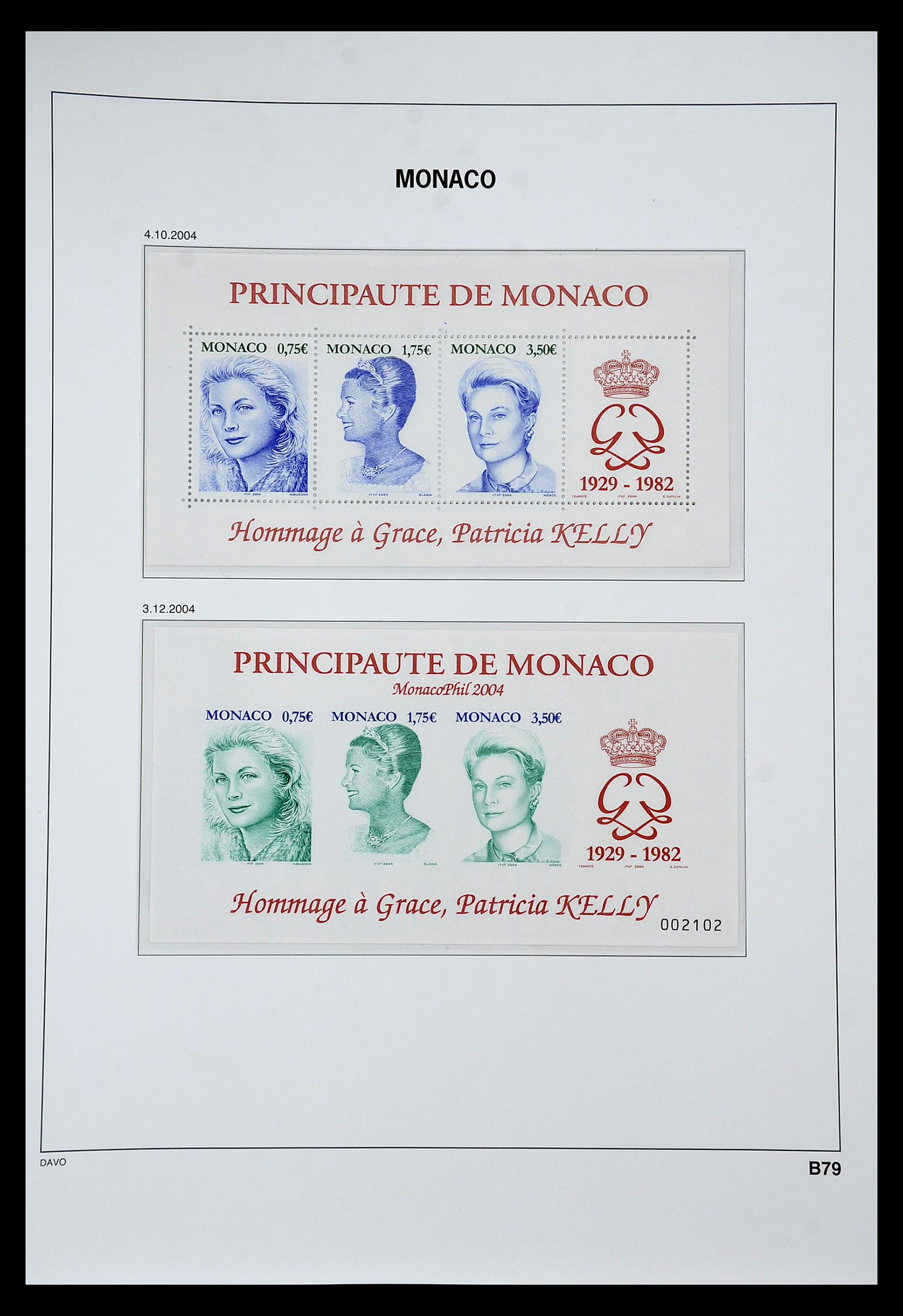 34933 344 - Postzegelverzameling 34933 Monaco 1885-2005.