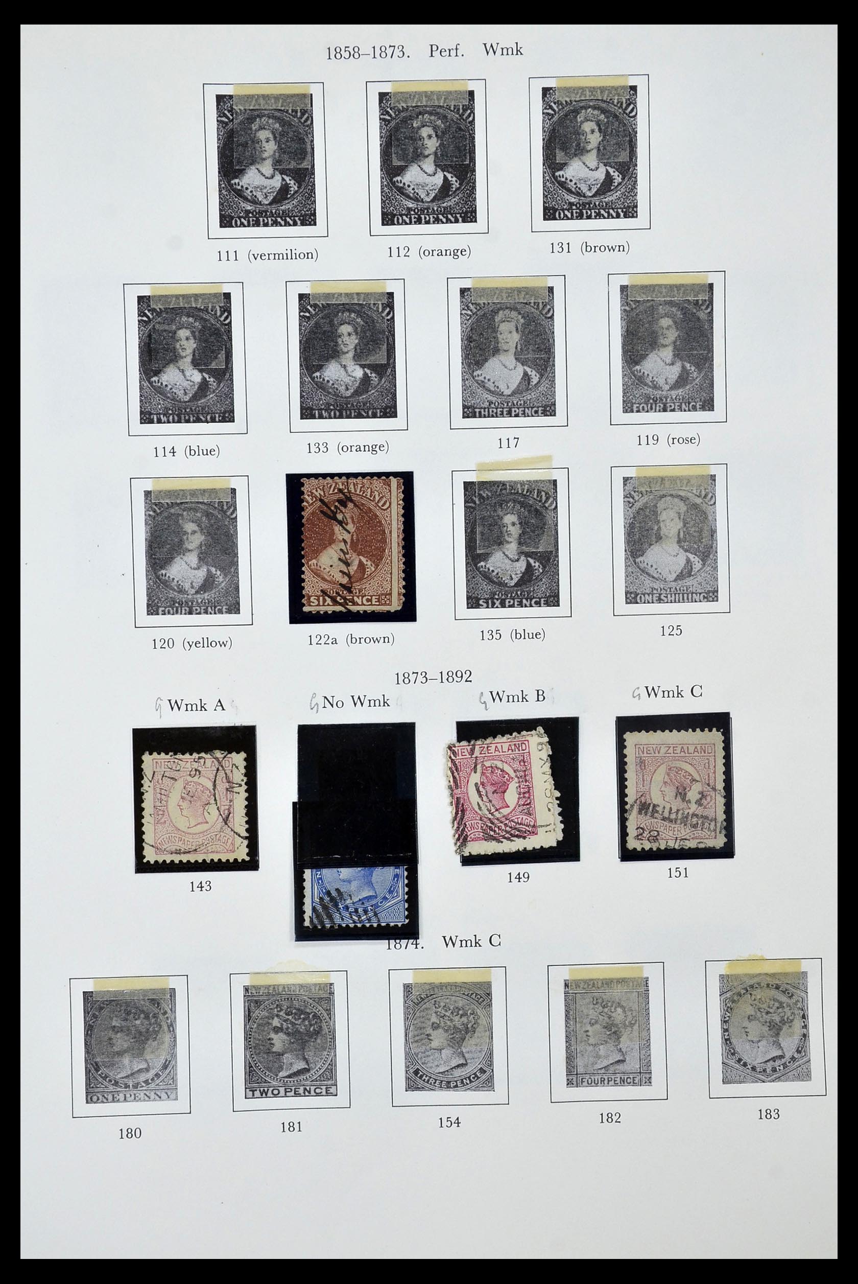 34934 002 - Stamp Collection 34934 New Zealand 1858-1977.