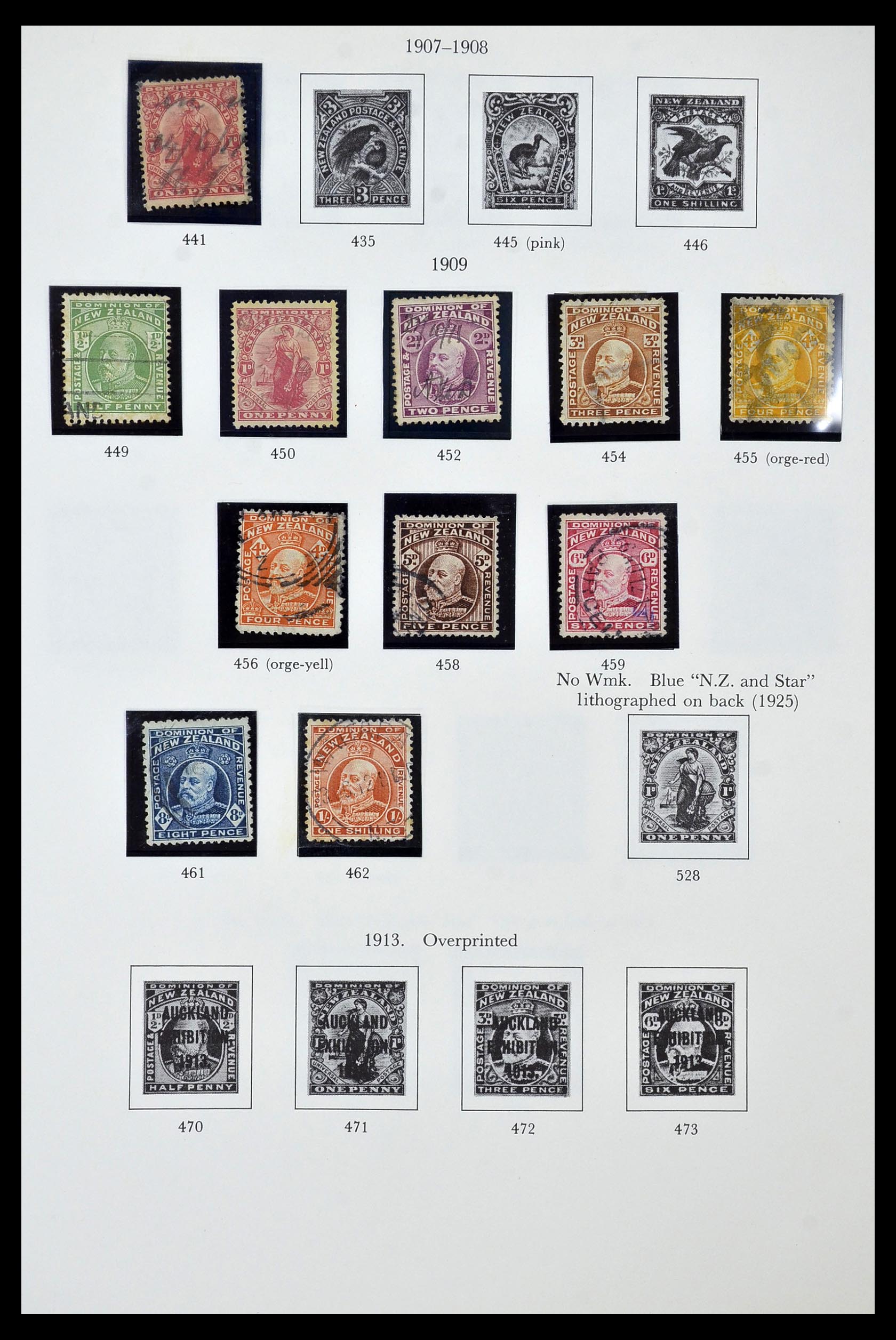 34934 006 - Stamp Collection 34934 New Zealand 1858-1977.