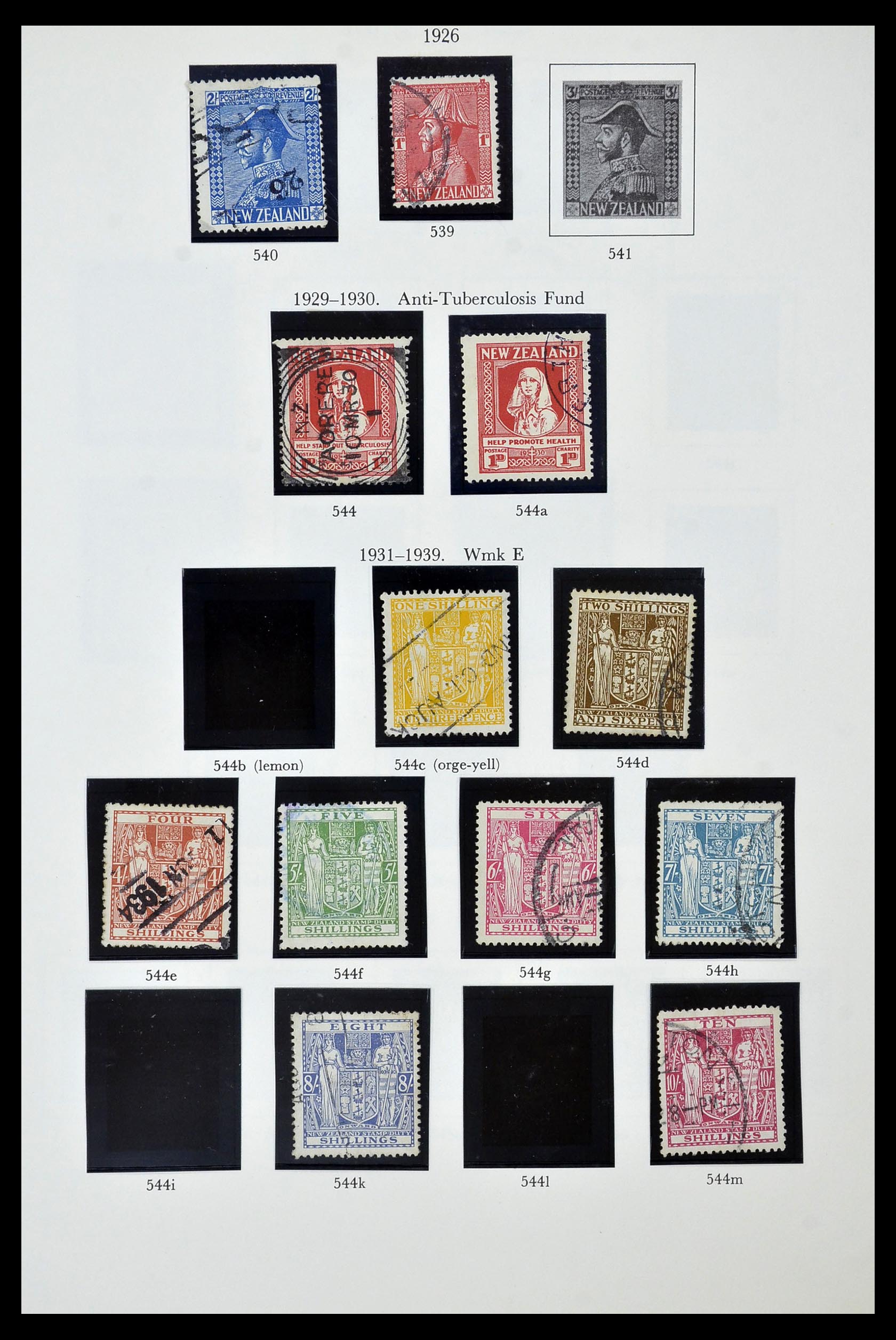 34934 009 - Stamp Collection 34934 New Zealand 1858-1977.