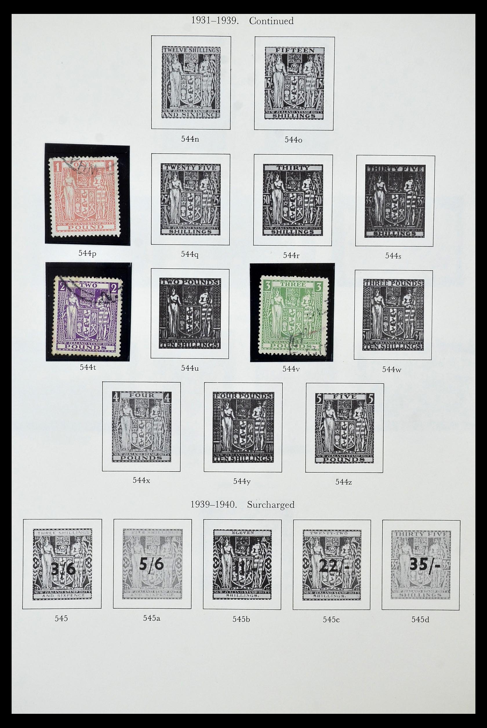 34934 010 - Stamp Collection 34934 New Zealand 1858-1977.